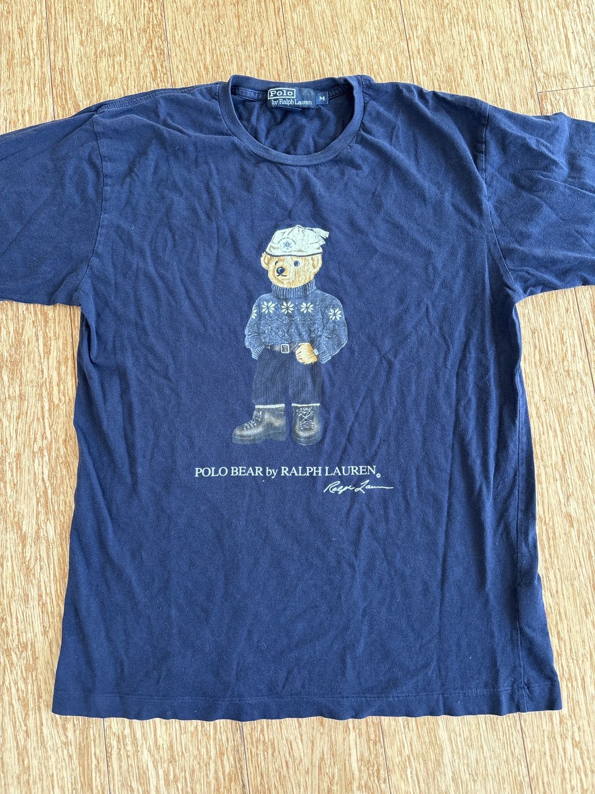 Polo Ralph Lauren 90s Polo Bear by Ralph Lauren Navy Long Sleeve Size US M / EU 48-50 / 2 - 2 Thumbnail