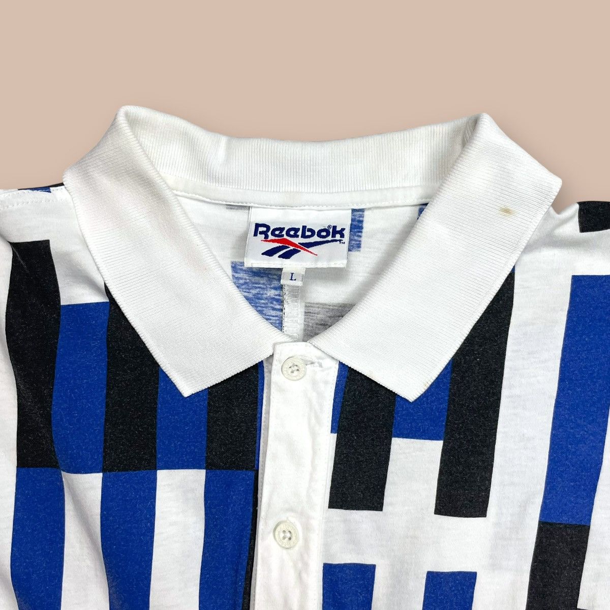 Reebok Vintage 90s Reebok Michael Chang Tennis Polo Shirt Size US L / EU 52-54 / 3 - 11 Thumbnail