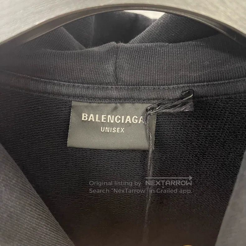 Balenciaga Balenciaga Coke Hand-Drawn Logo Printed Hooded Sweatshirt Size US S / EU 44-46 / 1 - 3 Thumbnail