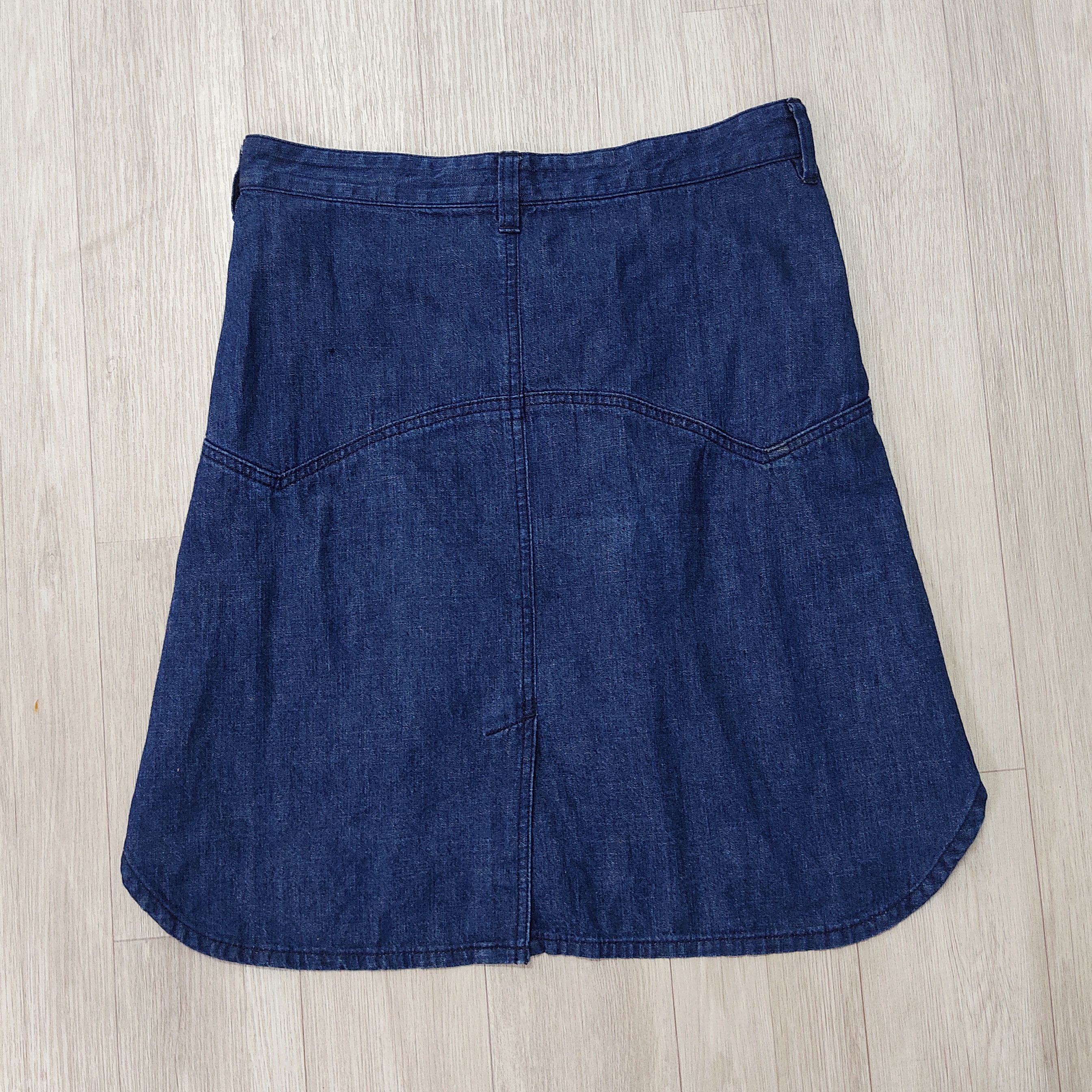 Japan Blue White Mountaineering 2014SS Denim Blue Short Skirts Size 29" - 15 Thumbnail