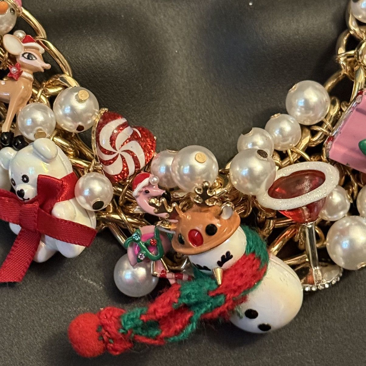 Betsey Johnson Betsy Johnson Christmas Jingle Bell charm collar necklace Size ONE SIZE - 3 Thumbnail