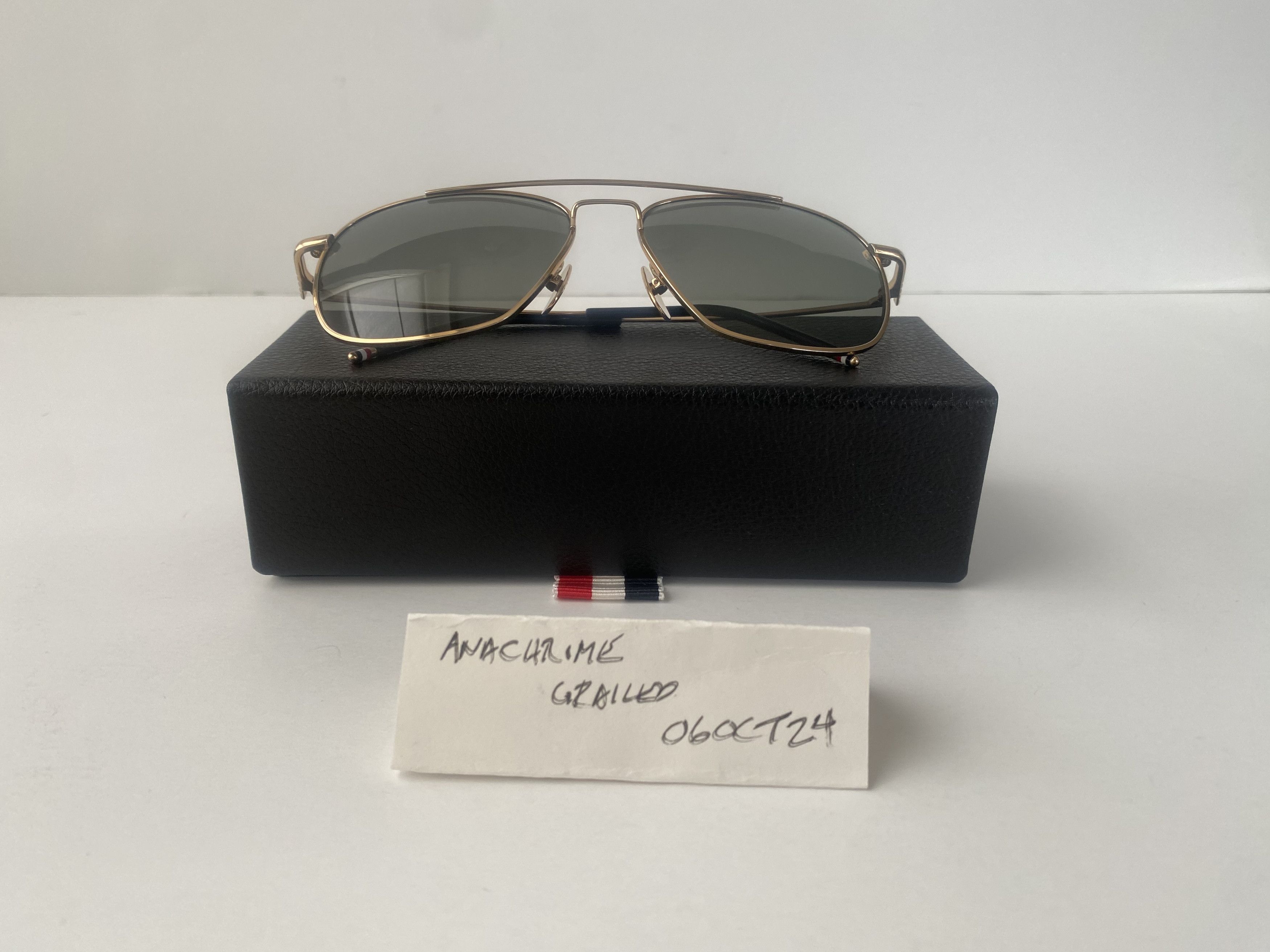 Thom Browne Aviator Style Sunglasses Size ONE SIZE - 5 Thumbnail
