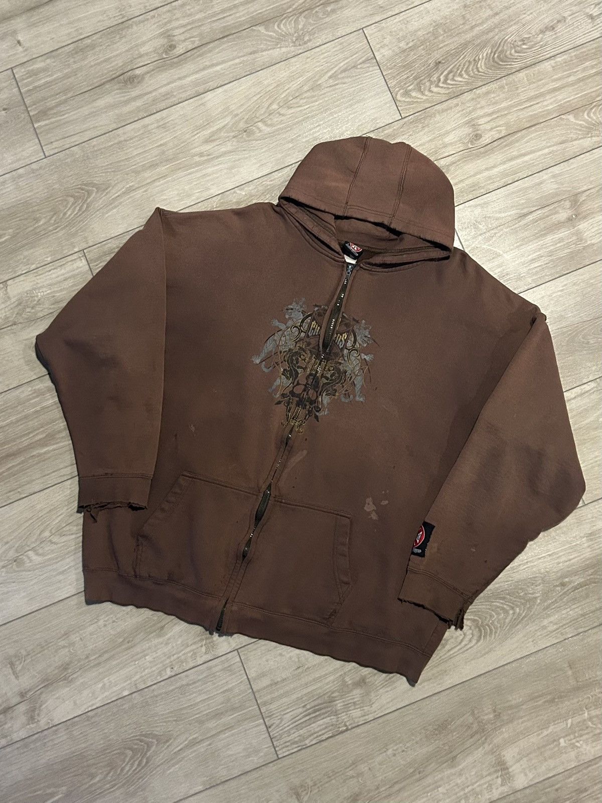 West Coast Choppers Vintage West Coast Chopper Zip-Up Hoodie Size US L / EU 52-54 / 3 - 1 Thumbnail