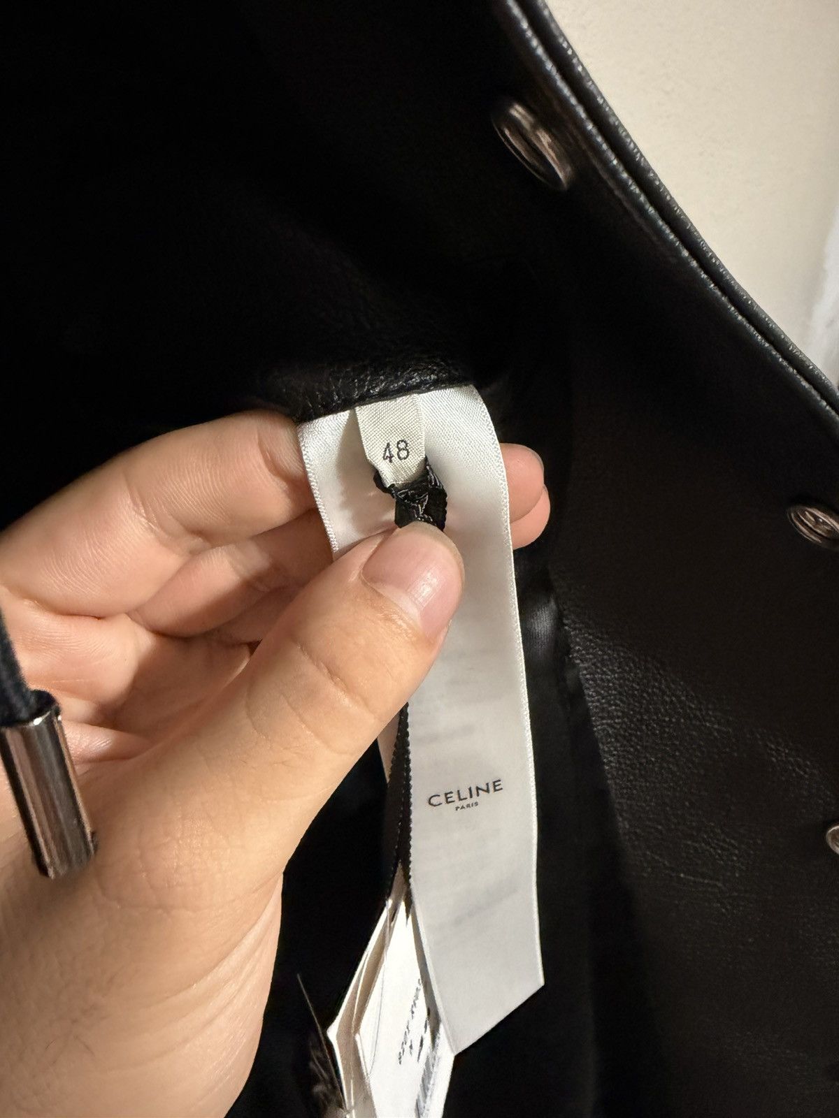 Celine Celine Hooded Leather Bomber Size US M / EU 48-50 / 2 - 6 Thumbnail