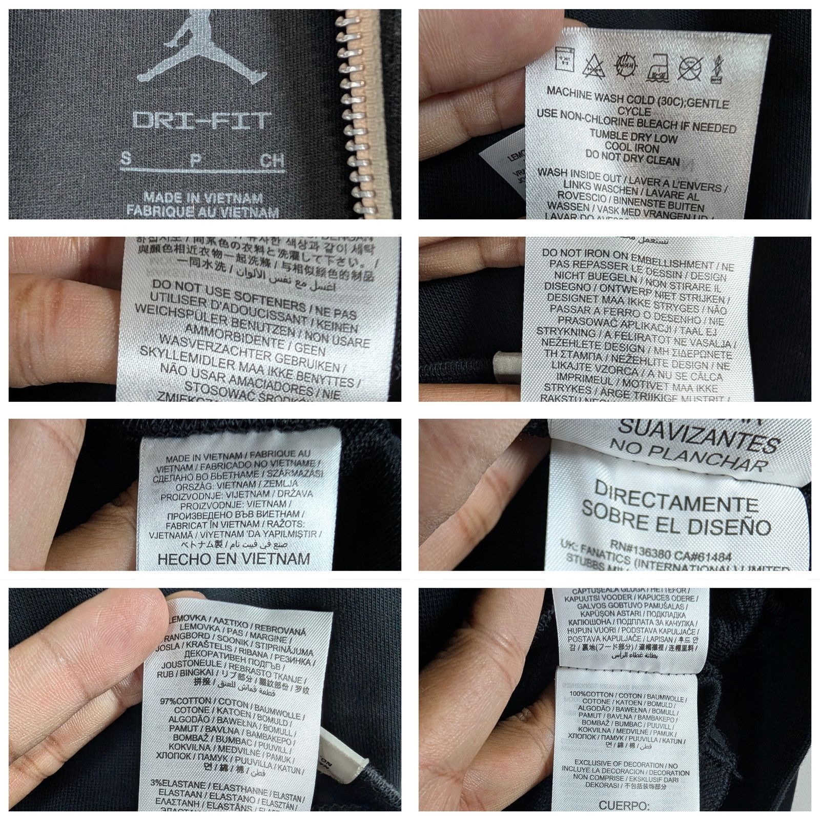 Unknown London Jordan Brand Black UCLA On-Court Performance Full-Zip Hoodie Size US S / EU 44-46 / 1 - 8 Thumbnail