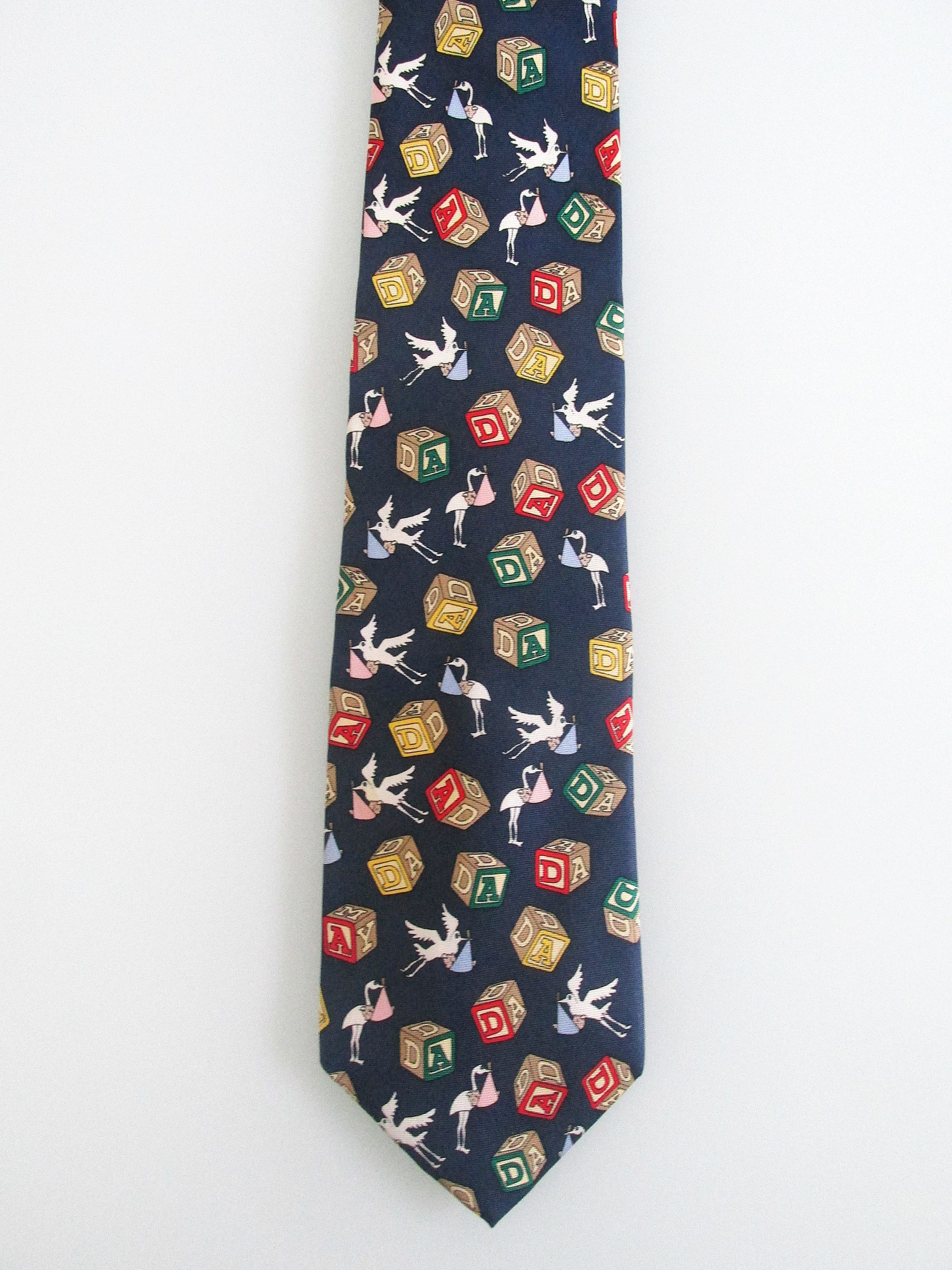 Other Alynn "New Father" Men's Silk Tie Size ONE SIZE - 2 Thumbnail