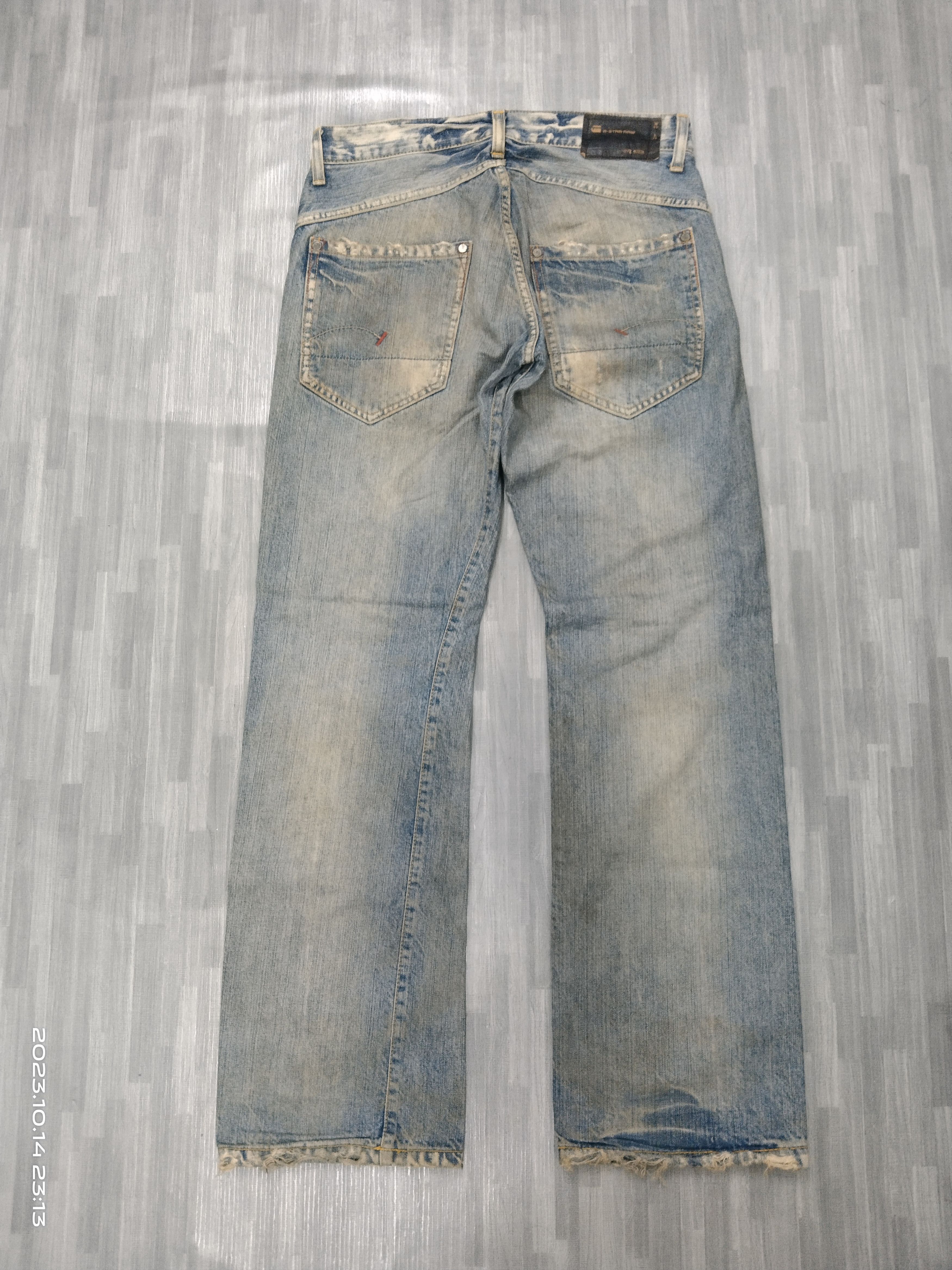 G-Star SICK DISTRESSED G-STAR DENIM PANTS Size US 31 - 3 Thumbnail