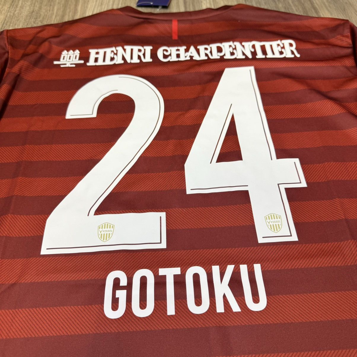 Asics × Japanese Brand Kobe Vissel 2019 home shirt #24 Gotoku (Bnwt) Size US XL / EU 56 / 4 - 6 Thumbnail