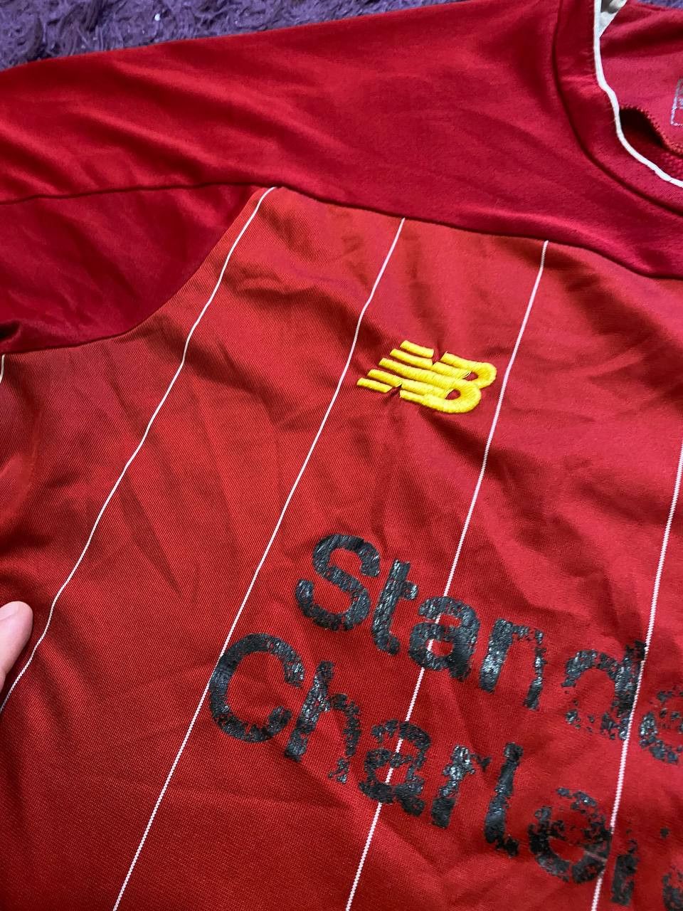 New Balance LIVERPOOL RARE FOOTBALL SHIRT JERSEY Size US L / EU 52-54 / 3 - 8 Thumbnail