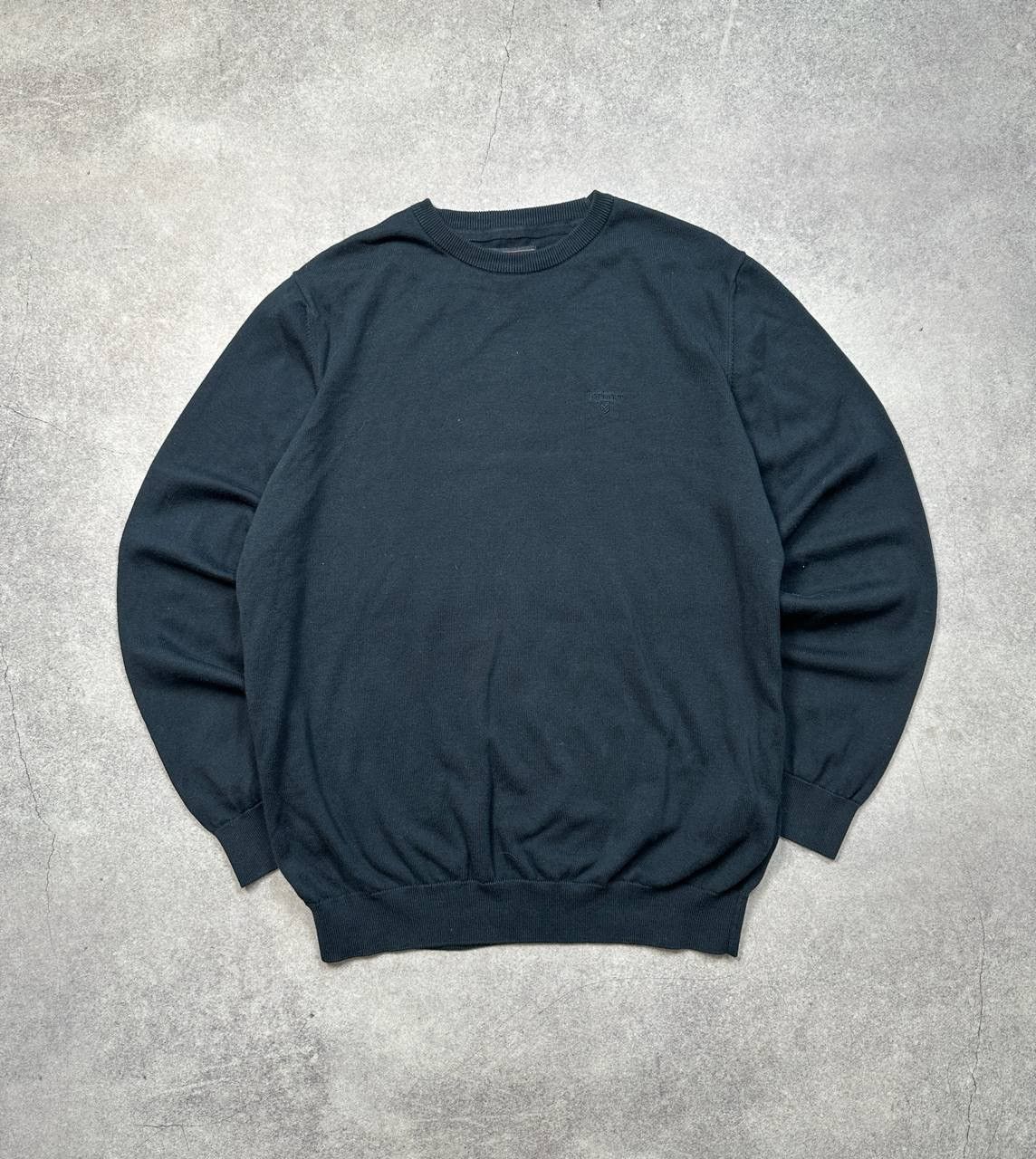 Barbour Vintage Barbour Cotton Sweater, Size XL – Classic Black Knit Size US XL / EU 56 / 4 - 1 Thumbnail