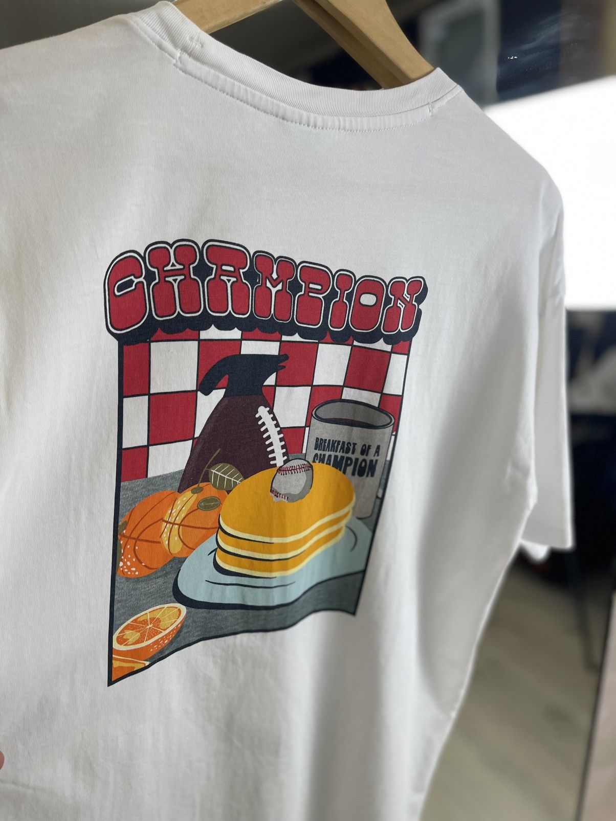 Champion Champion Heritage Graphic Tee Breakfast of Champions Print Size US M / EU 48-50 / 2 - 3 Thumbnail