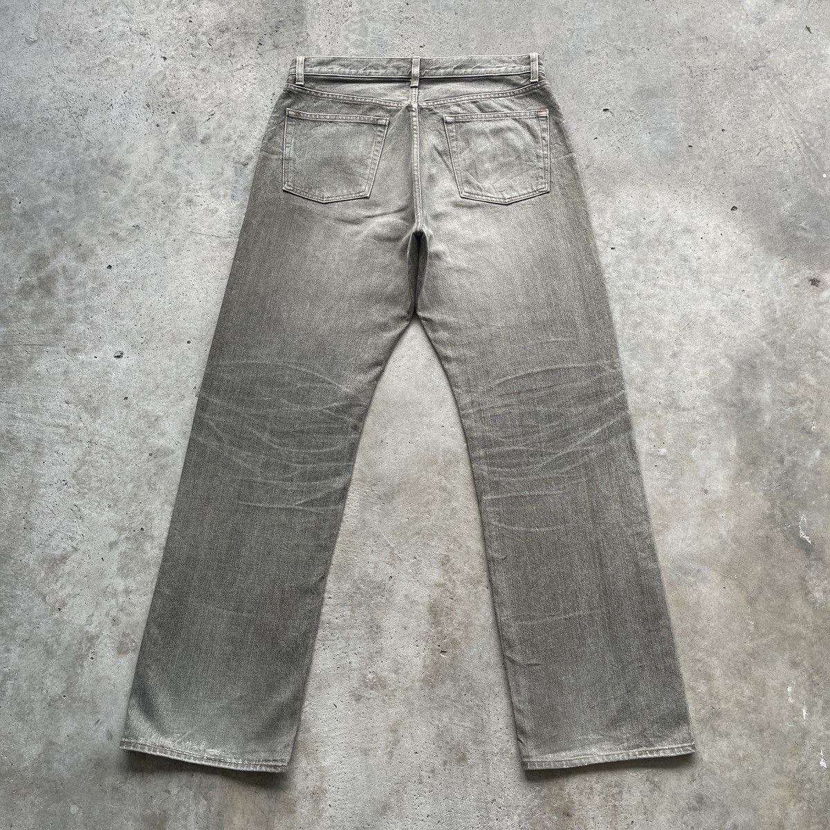 Japanese Brand × Jean × Vintage Japan Vintage Baggy Denim Faded Greyish Browns Jeans Pants Size US 34 / EU 50 - 11 Thumbnail