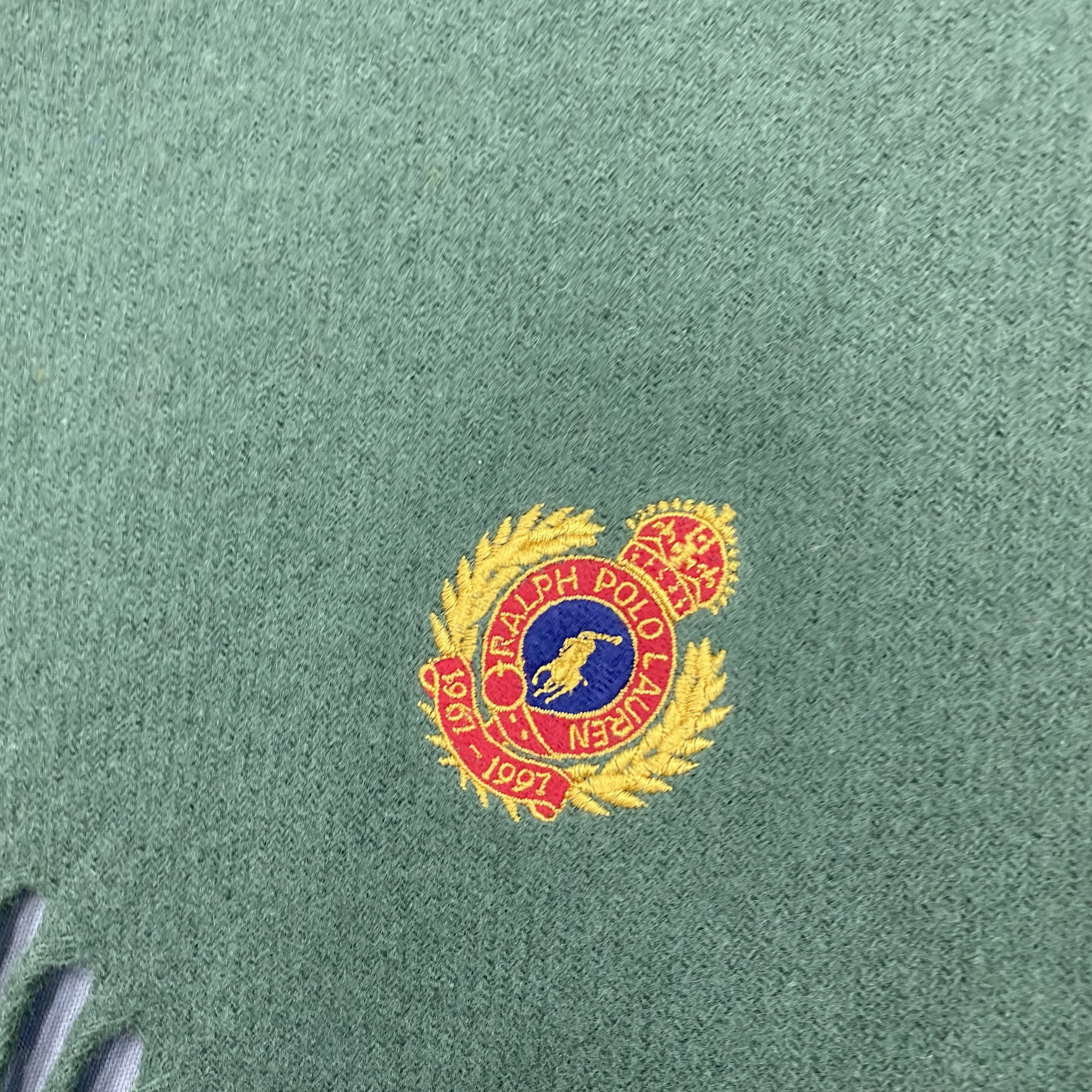 Polo Ralph Lauren Vintage Polo Ralph Lauren Scarf Muffler Wool Scarves Size ONE SIZE - 4 Thumbnail