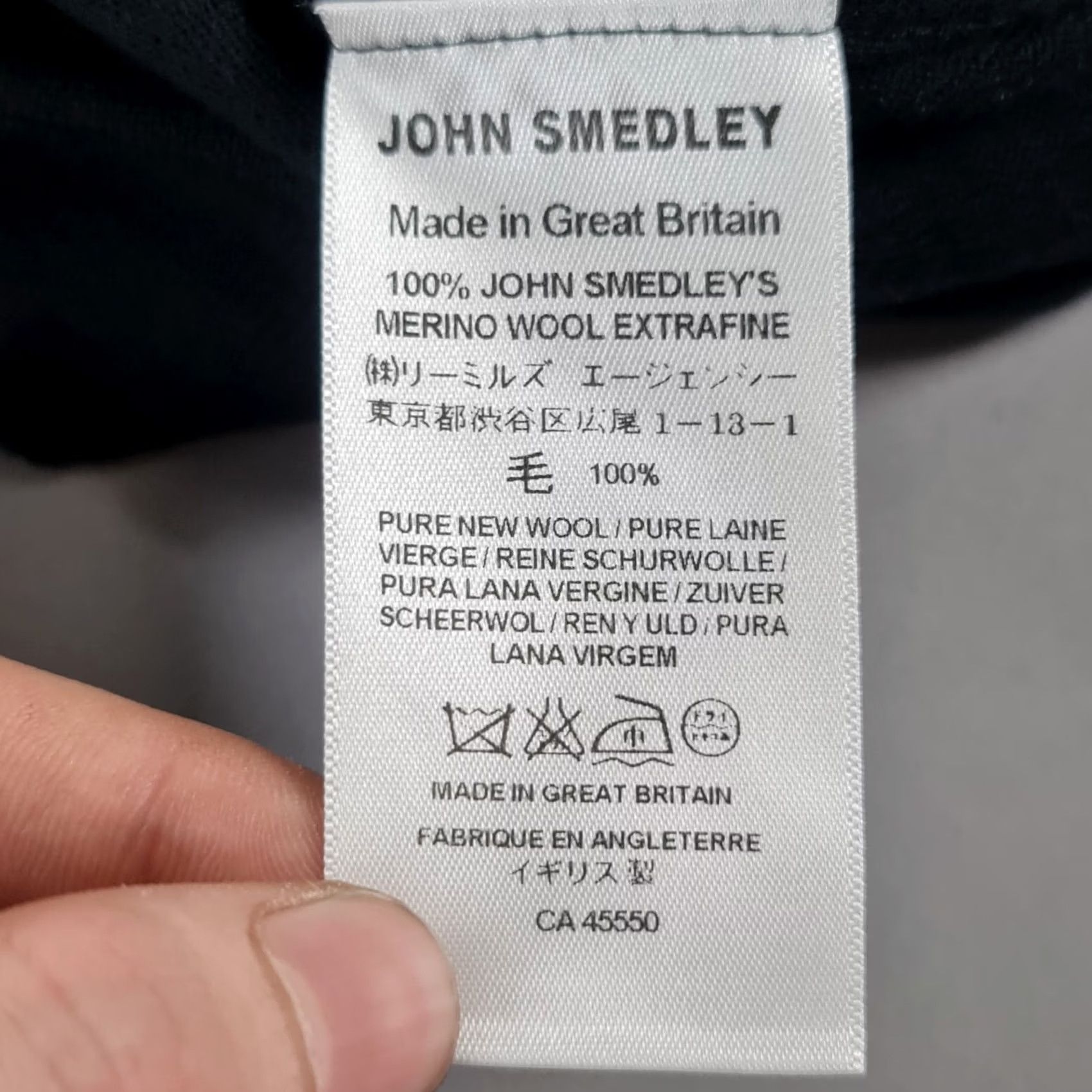 John Smedley John Smedley Jumper Grey XS Wool Colourblock Sweater Made In England Mens Size XS / US 0-2 / IT 36-38 - 7 Thumbnail