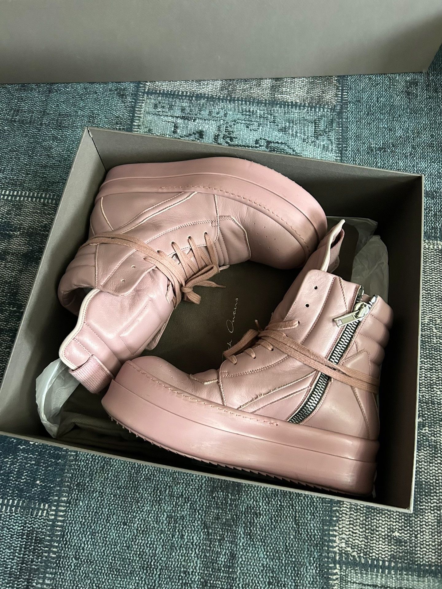 Rick Owens Rick Owens Platform Dirty Pink 40 Size US 7 / EU 40 - 1 Thumbnail