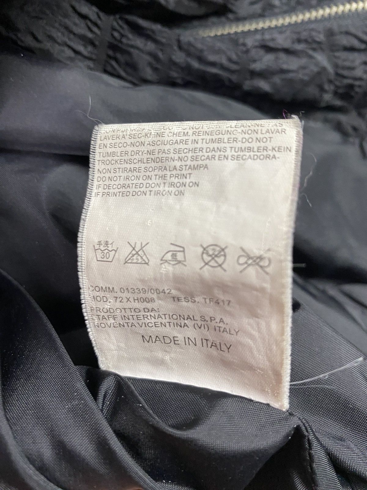 Designer × Japanese Brand Avant-Garde Quilted Hooded Jacket – Black Size M / US 6-8 / IT 42-44 - 5 Thumbnail