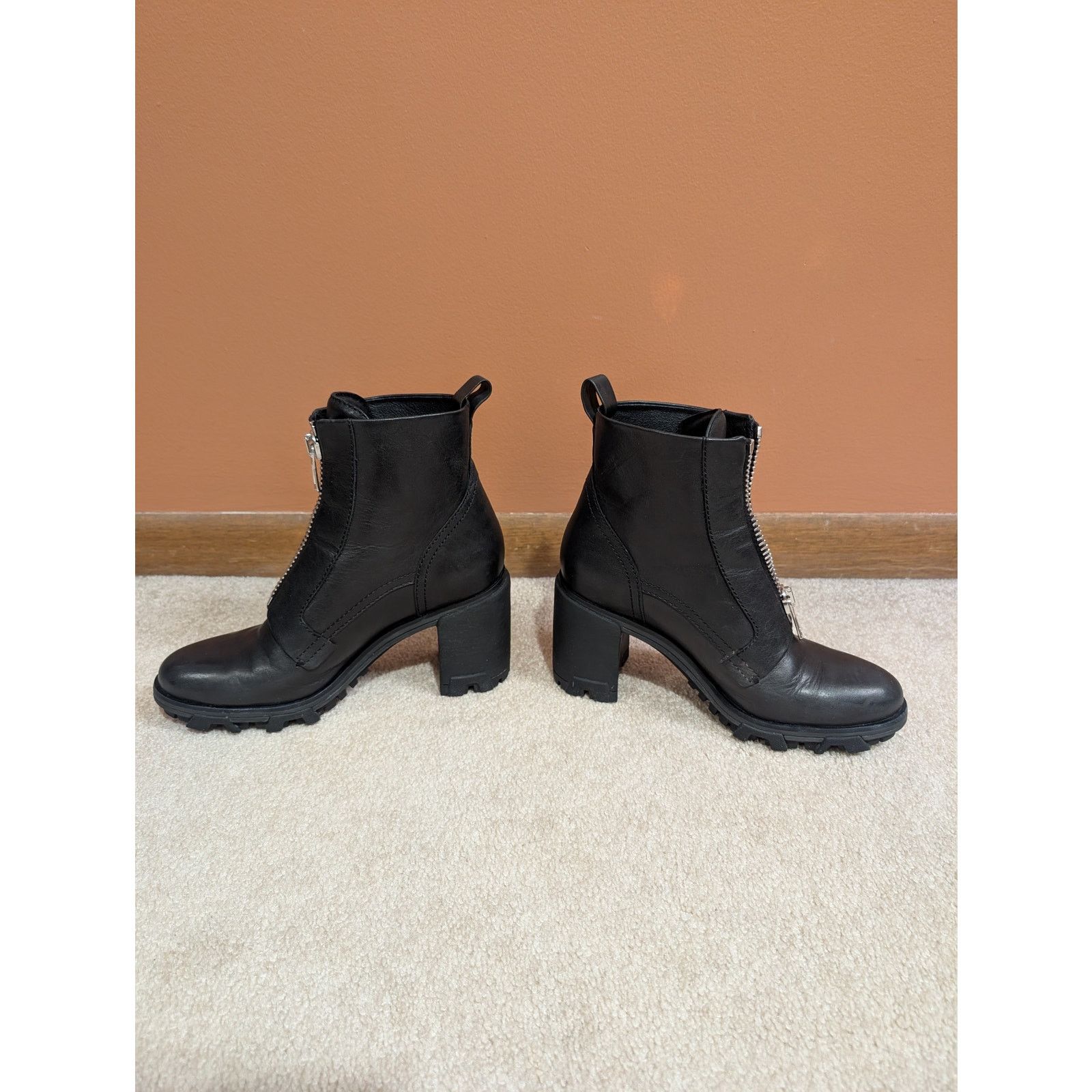Rag & Bone Rag & Bone Women's Shiloh High Zip Boot - Leather 40EU 10US Size US 10 / IT 40 - 4 Thumbnail