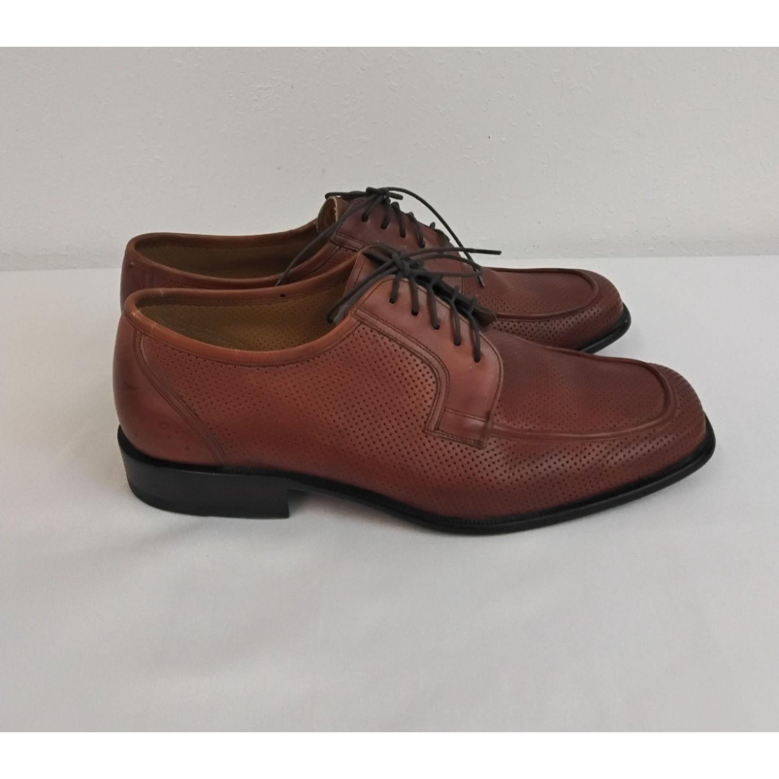 E.T. Wright E.T. Wright Masters Collection Shoes Men's 9 Brown Leather Size US 9 / EU 42 - 3 Thumbnail