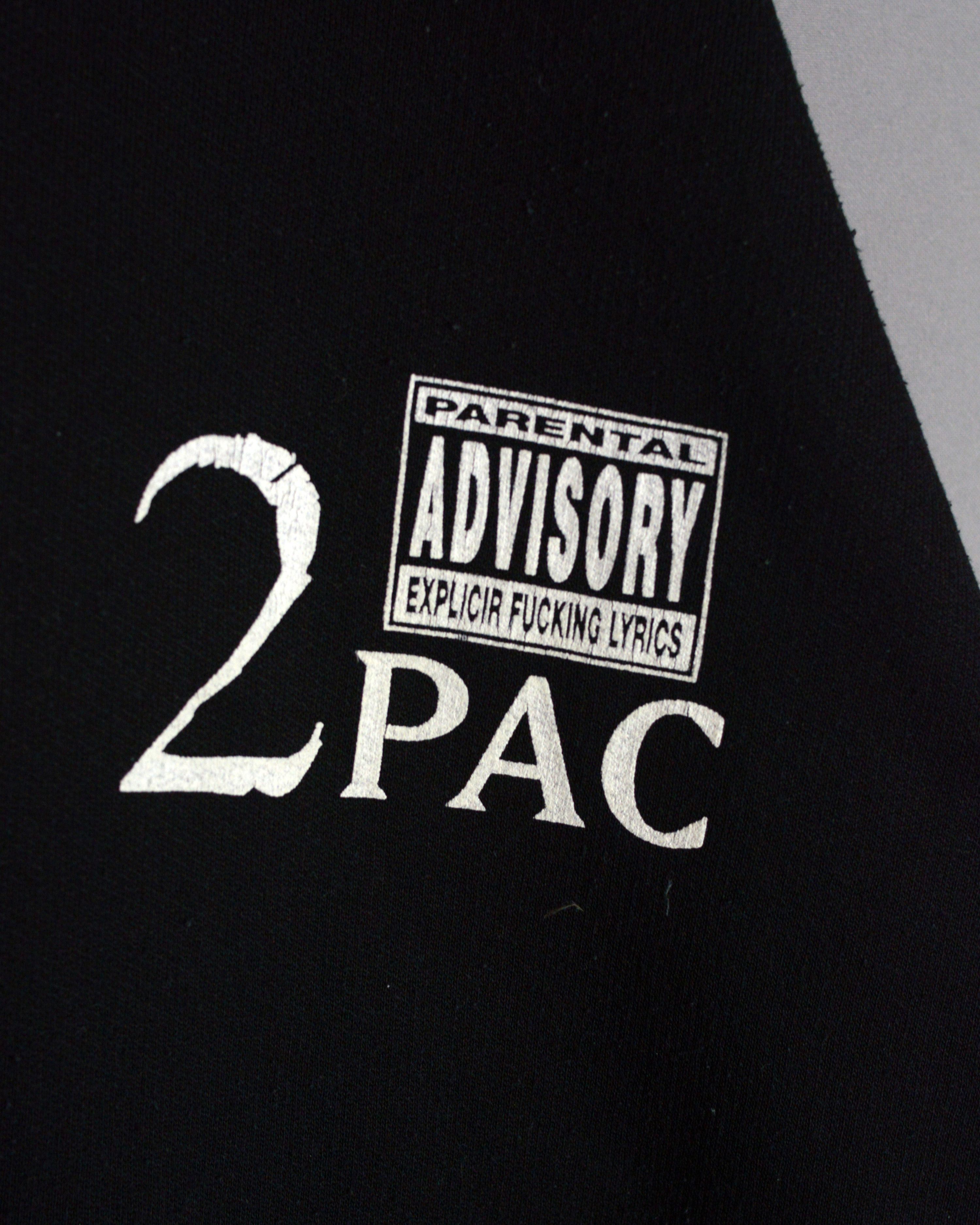 Rap Tees × Vintage Vintage 2pac Tu Pac 1996 Killed 2002 hoodie Size US XL / EU 56 / 4 - 5 Thumbnail