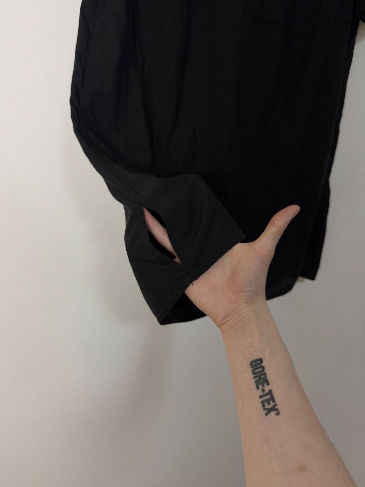 Acne Studios Vintage Acne Studios Black Avant Garde Frayed Collar Dress Size S / US 4 / IT 40 - 3 Thumbnail
