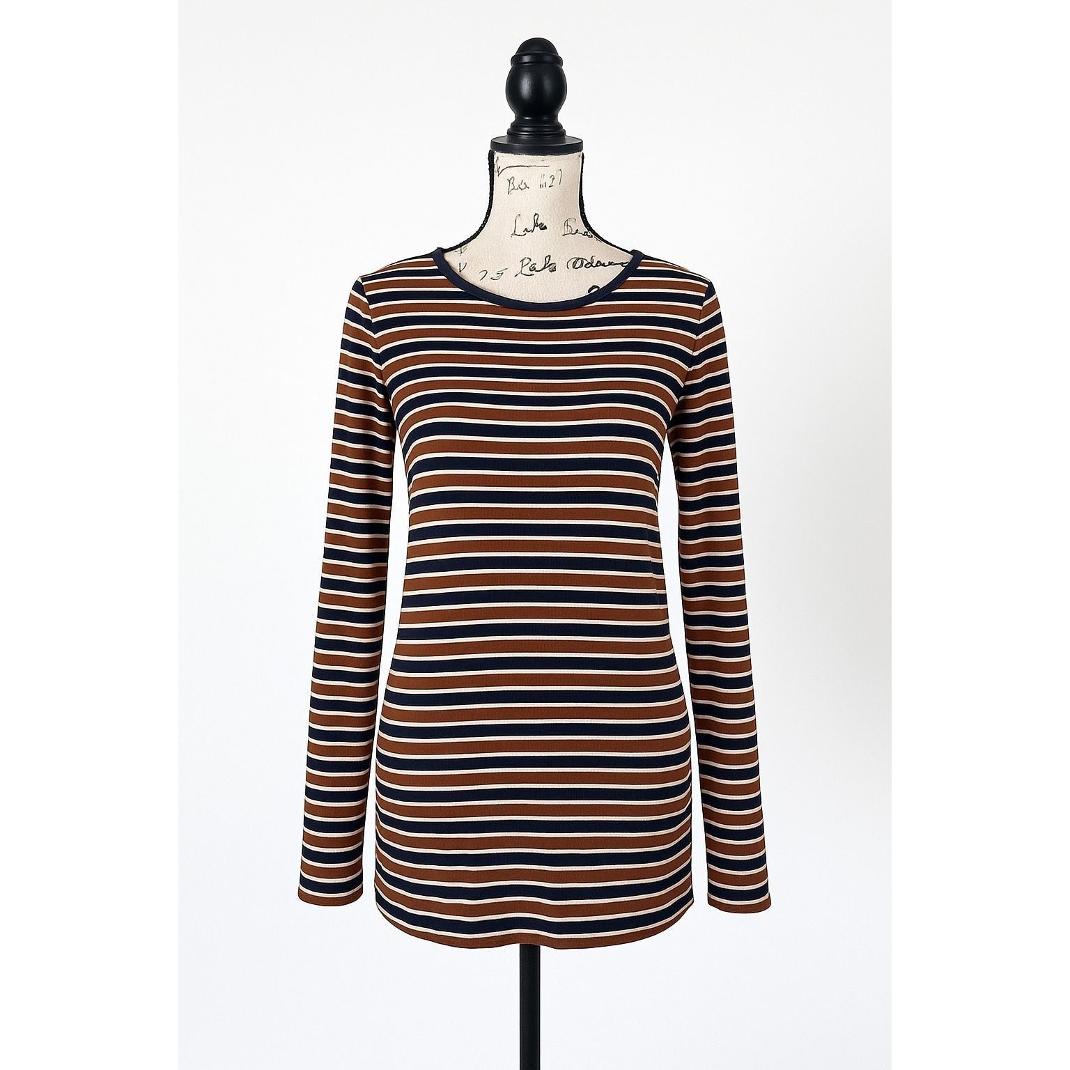 Michael Kors Michael Kors Women’s Striped Long Sleeve Top Size Small – Ca Size S / US 4 / IT 40 - 1 Thumbnail