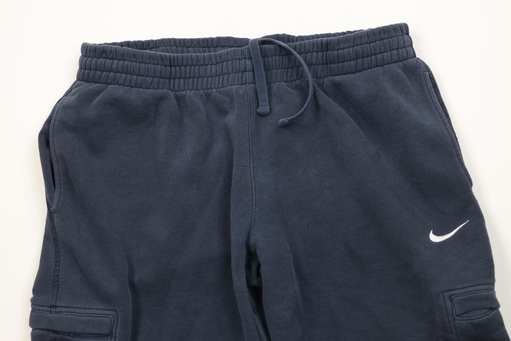 Nike Vintage Y2K Nike Scott Mini Swoosh Wide Leg Cargo Sweatpants Size US 38 / EU 54 - 2 Thumbnail