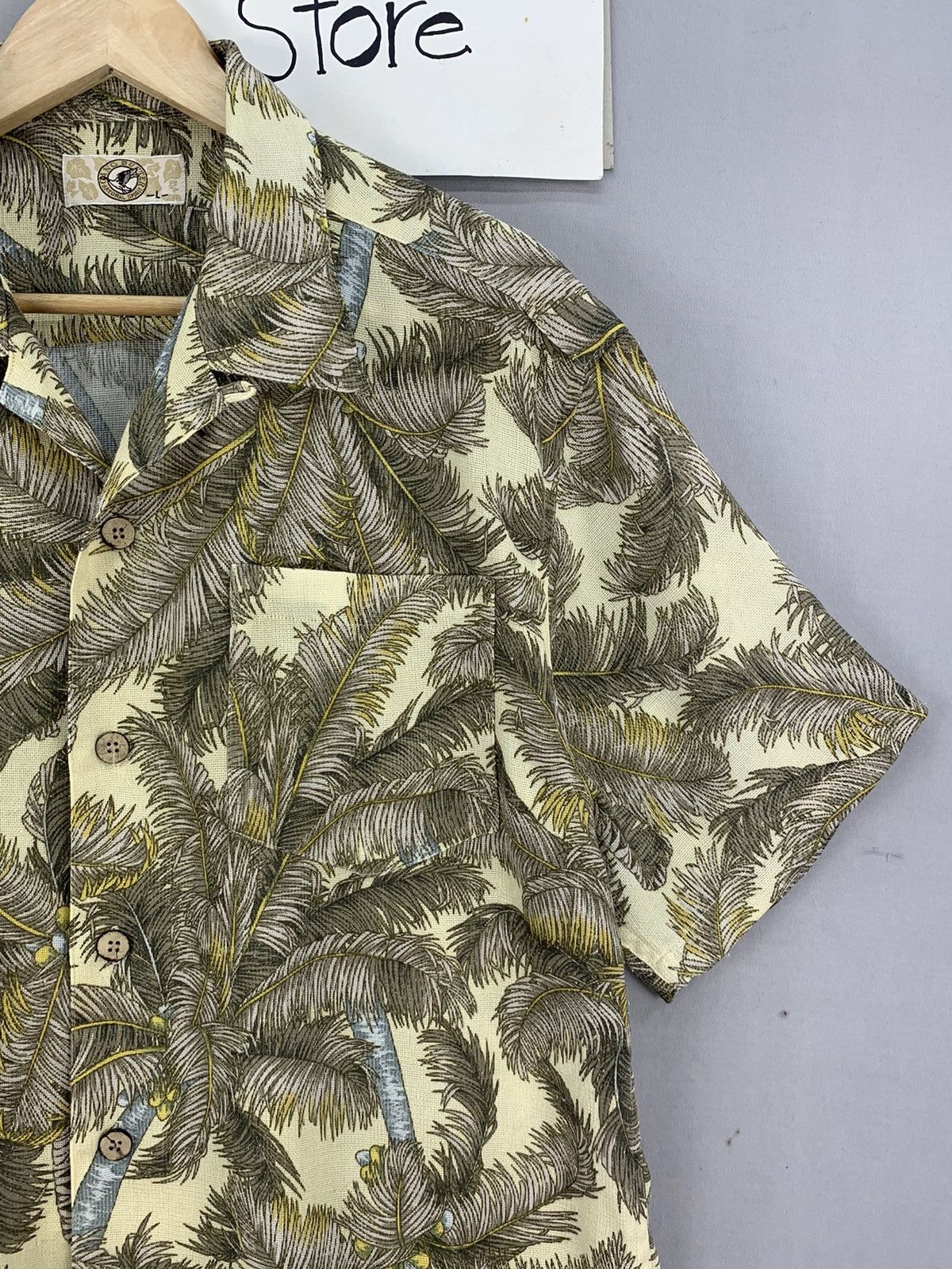 Japanese Brand Vintage Japanese Gang Buster Full Print Hawaiian Shirt Size US L / EU 52-54 / 3 - 6 Thumbnail
