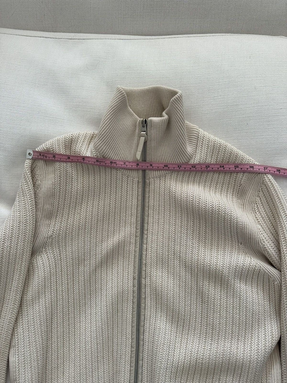 Tom Ford TOM FORD Cashmere Wool Zip Cardigan Leather Trim Size US S / EU 44-46 / 1 - 9 Thumbnail