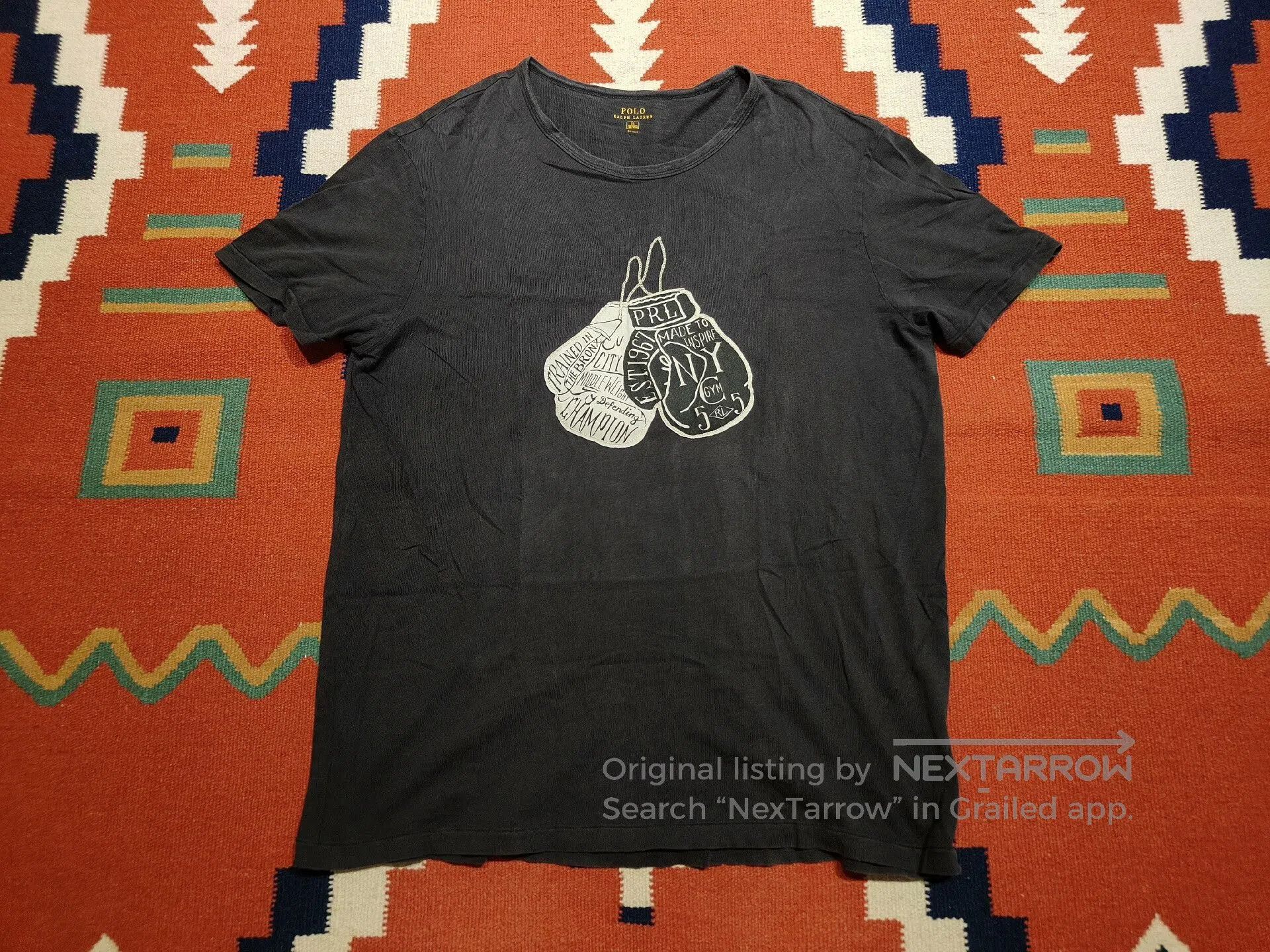 RRL Ralph Lauren Ralph Lauren RRL Boxer T-Shirt. Size US XL / EU 56 / 4 - 1 Thumbnail
