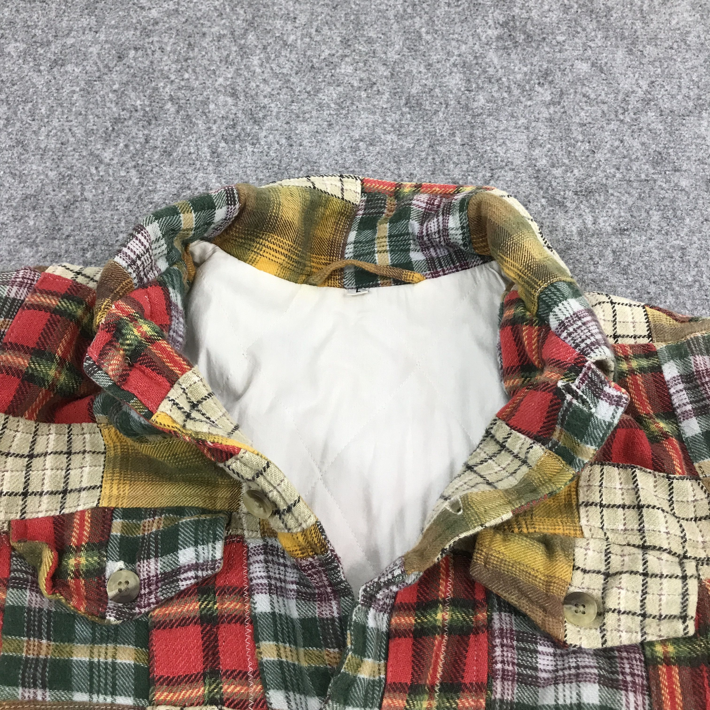 Designer × Japanese Brand JAPANESE BRAND PATCHWORK BUTTON UP JACKET Size US M / EU 48-50 / 2 - 7 Thumbnail