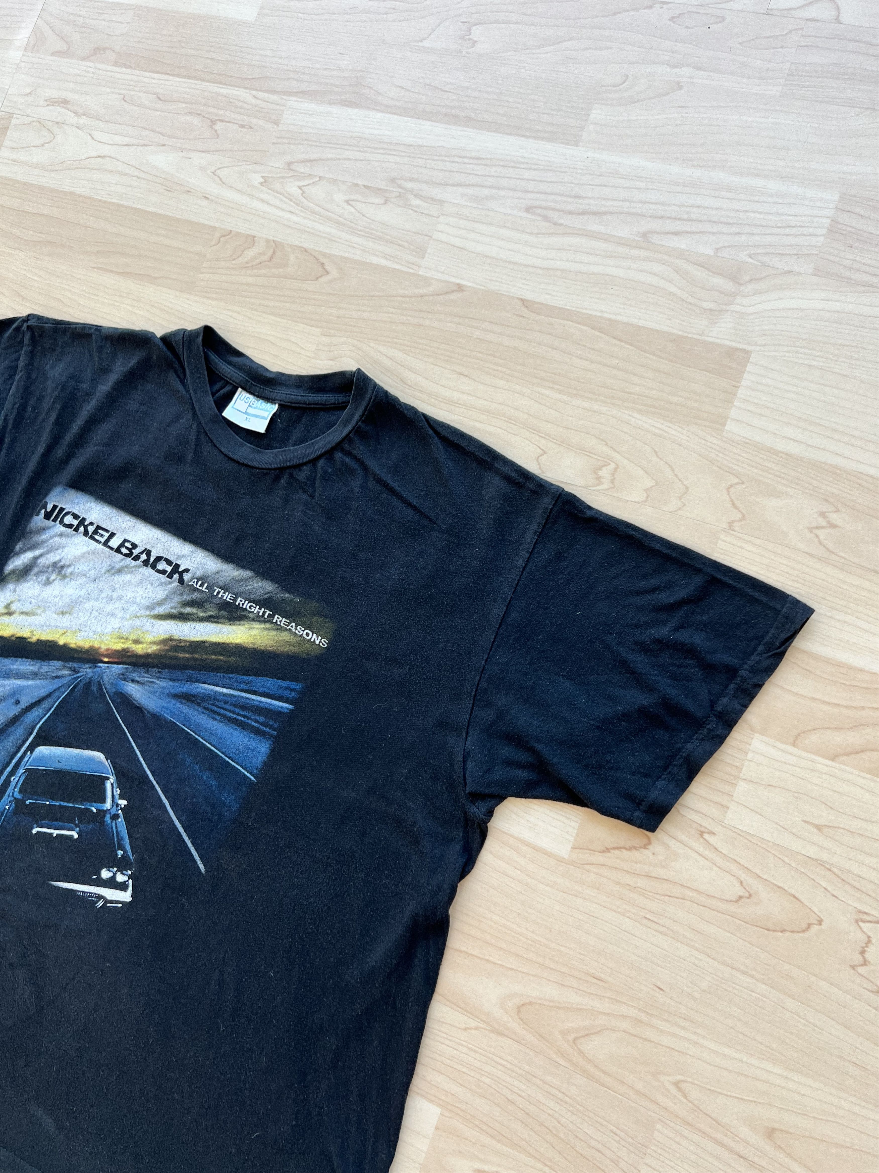 Vintage Vintage Nickelback All The Right Reasons Size US XL / EU 56 / 4 - 4 Thumbnail