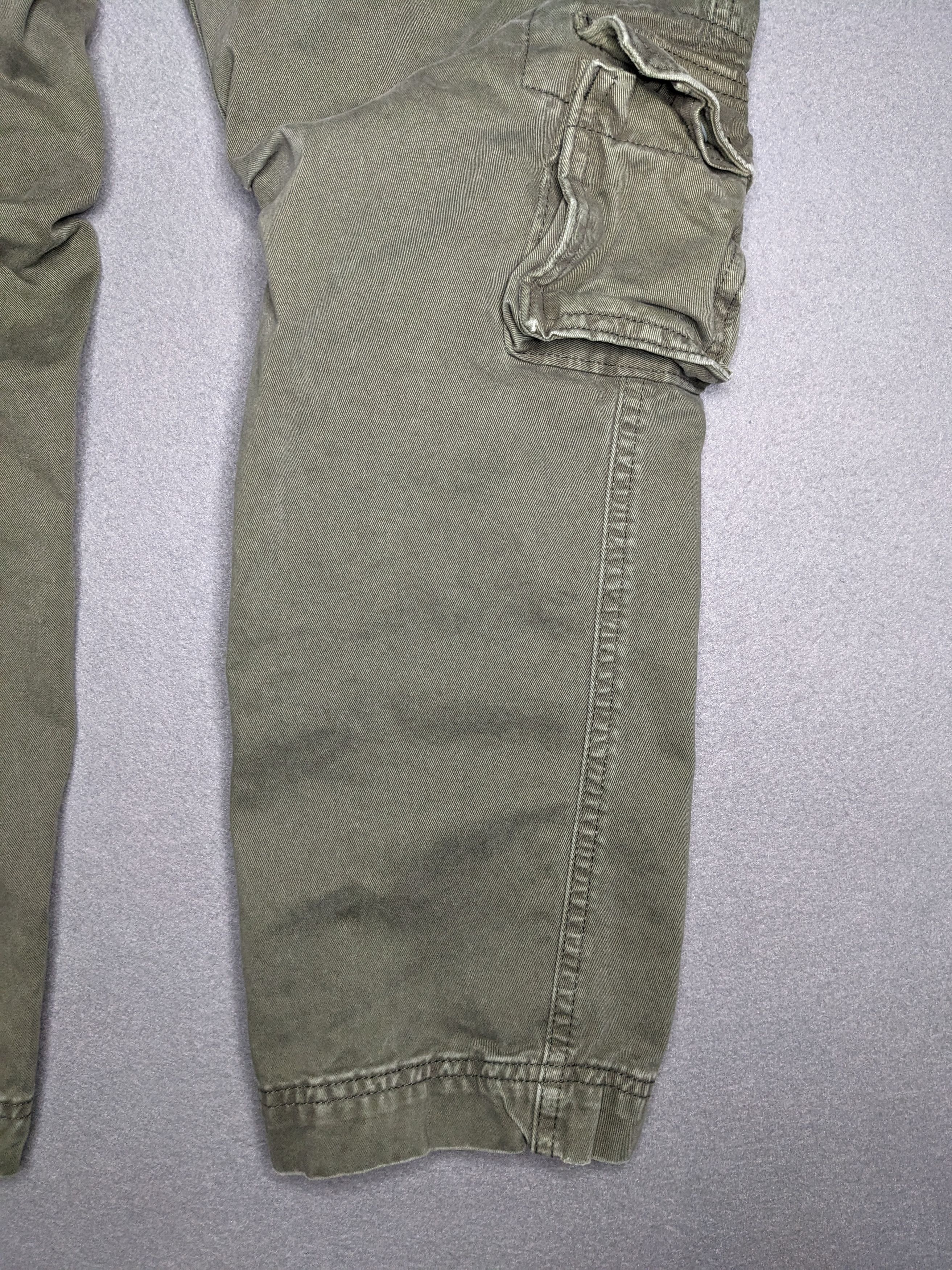 Abercrombie & Fitch VTG Abercrombie & Fitch Paratrooper Cargo Pants 30x29 Y2K Size US 30 / EU 46 - 2 Thumbnail