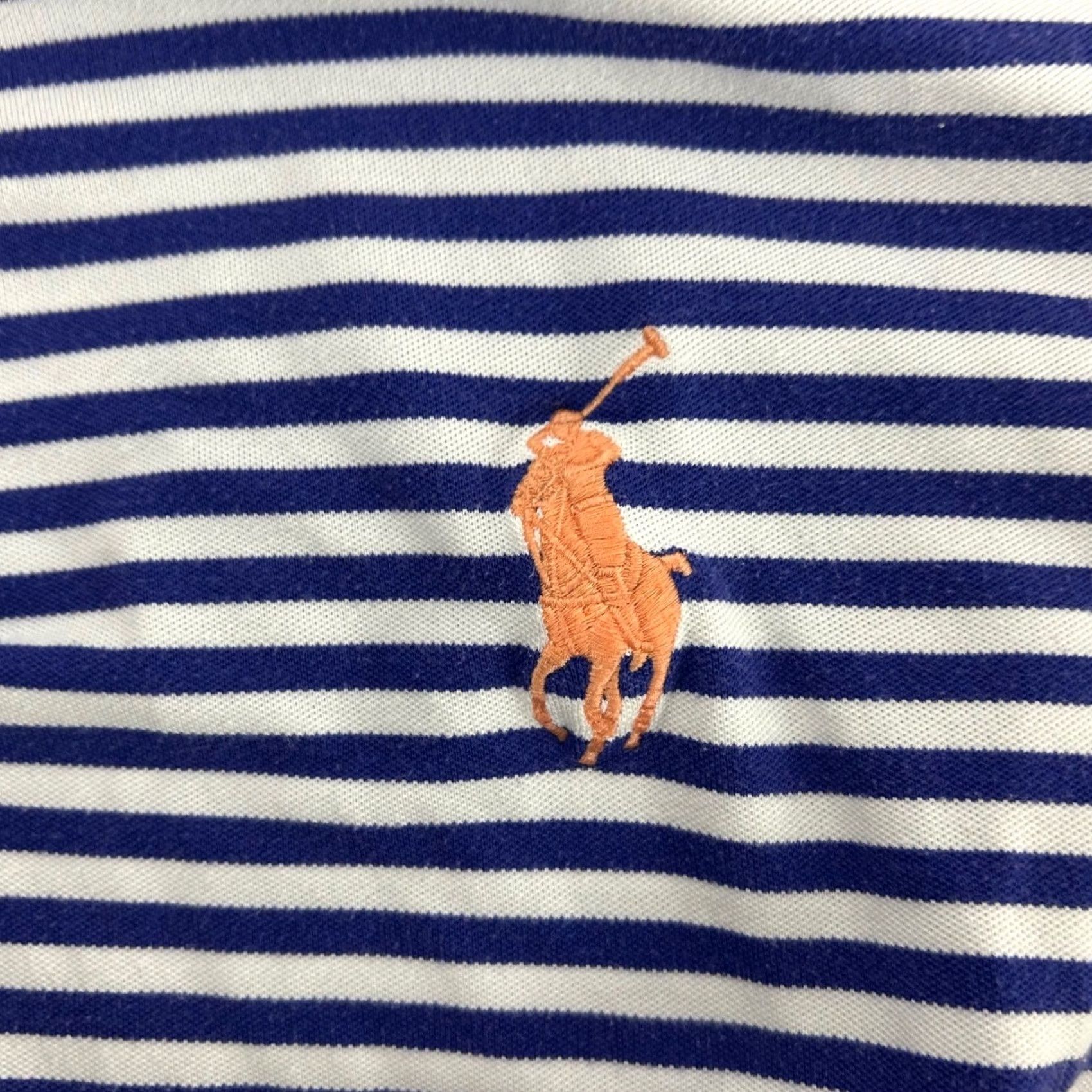 Polo Ralph Lauren VINTAGE Polo Golf Ralph Lauren Shirt Mens 2XL Purple Striped Pro Fit S/S Big Pony Size US XXL / EU 58 / 5 - 4 Thumbnail