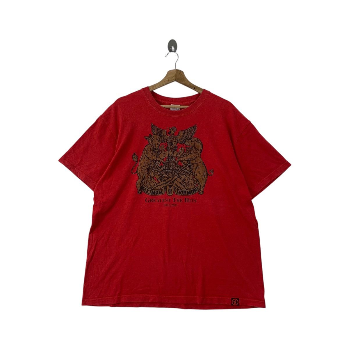 Band Tees MAXIMUM THE HORMONE The Greatest Hit Tee Shirt Top 2011 Album Promo Tour Size US XL / EU 56 / 4 - 1 Thumbnail