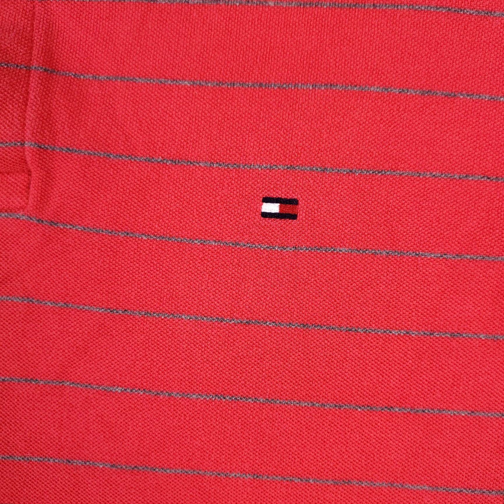 Tommy Hilfiger Tommy Hilfiger Shirt Men XL Red Striped Short Sleeve Polo Casual Size US XL / EU 56 / 4 - 3 Thumbnail