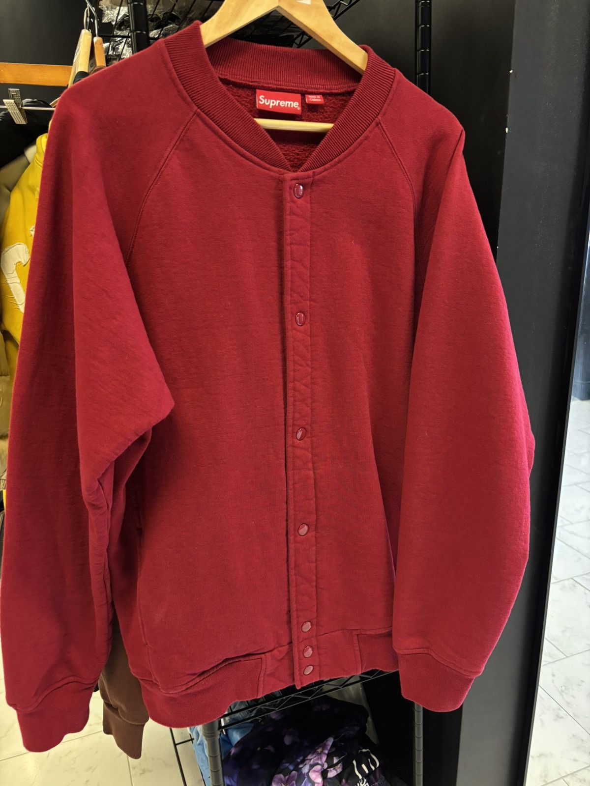 Supreme Supreme varsity jacket red Size US XL / EU 56 / 4 - 2 Thumbnail