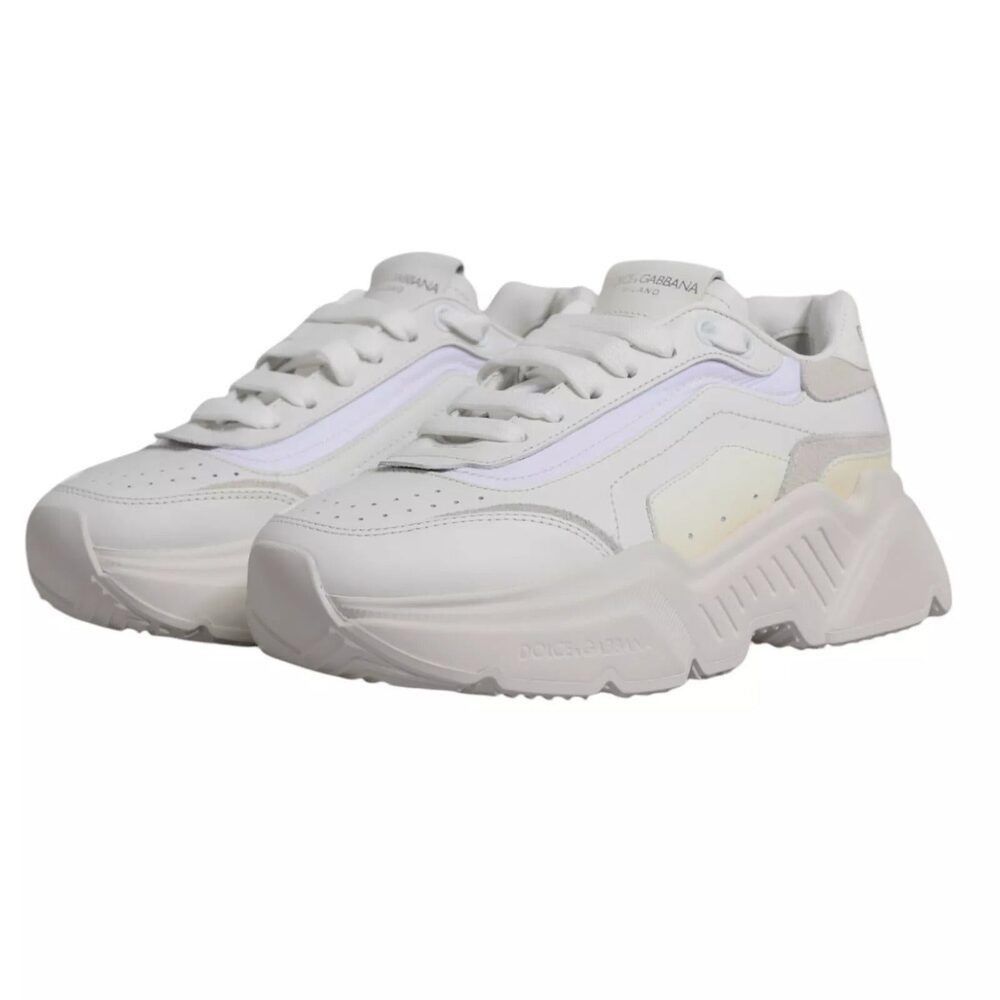 Dolce & Gabbana Dolce & Gabbana White Daymaster Low Top Mens Sneakers Shoes Size US 9 / EU 42 - 2 Thumbnail