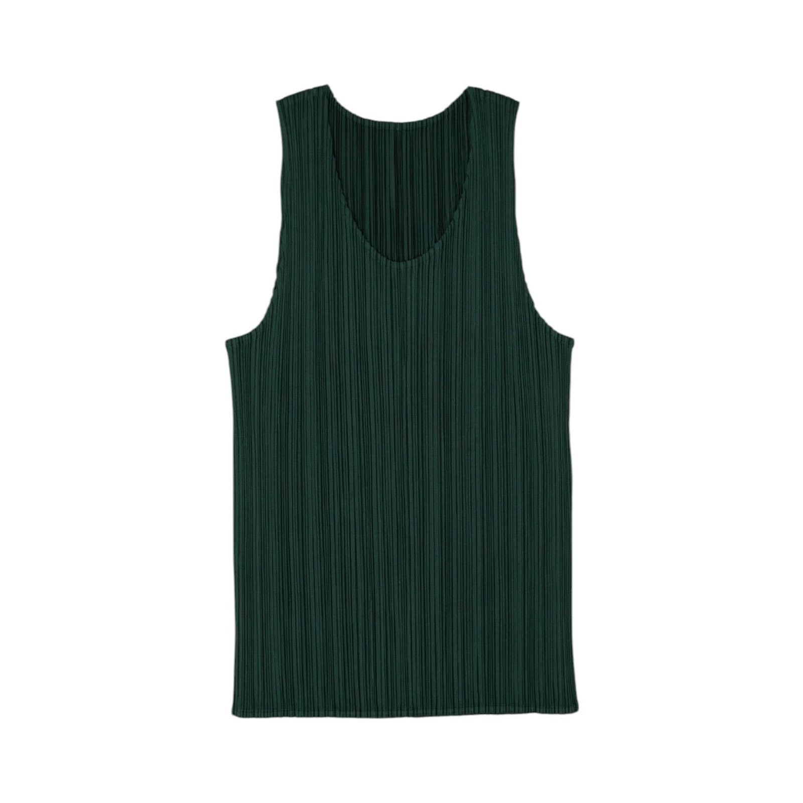 Issey Miyake Pleats Please Green Top Size L / US 10 / IT 46 - 1 Thumbnail