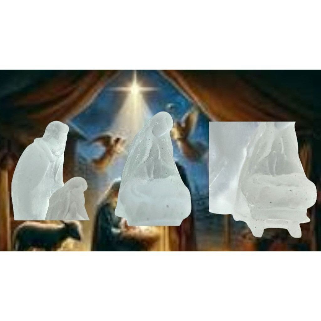 Vintage VTG Miniature Creche Nativity Scene Hallmark Ornament 1988 C Size ONE SIZE - 6 Thumbnail