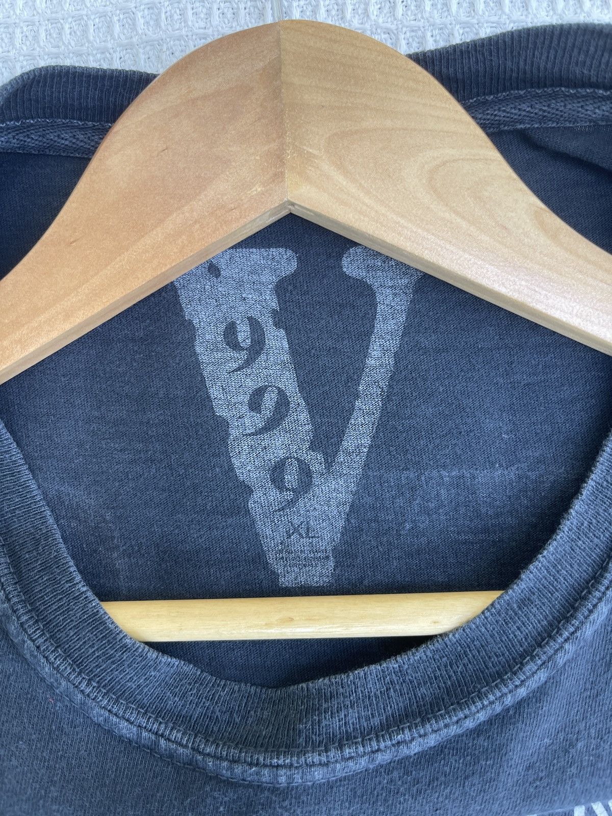 999 Club × Vlone Rare🔥Juice Wrld x Vlone 999 Sun Faded Black T-Shirt Size US XL / EU 56 / 4 - 5 Thumbnail