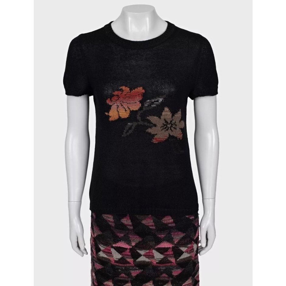 Chanel Chanel Geometric Knit Top & Skirt Set - Size38/ M Size M / US 6-8 / IT 42-44 - 5 Thumbnail