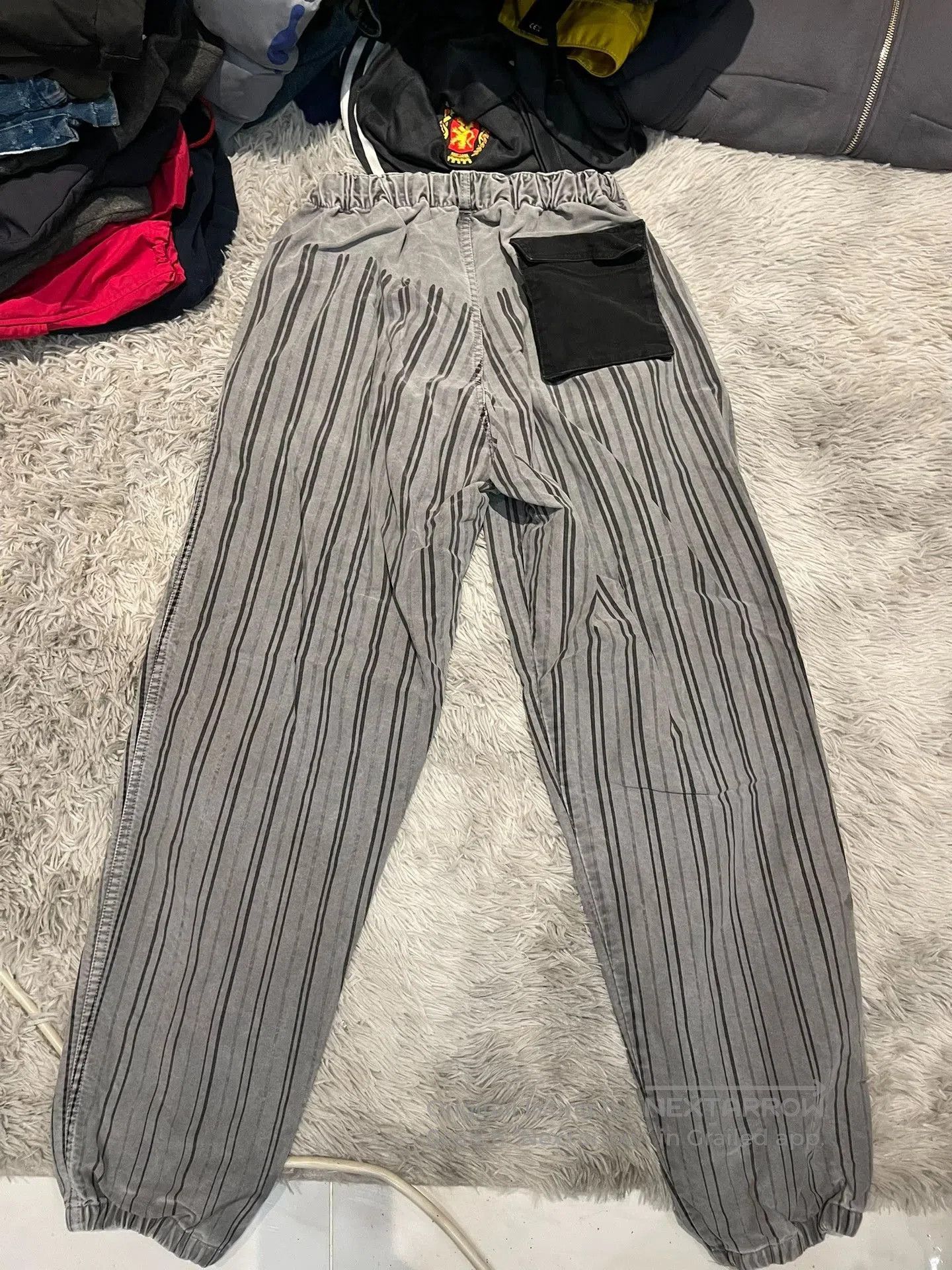 Cav Empt Cav Empt Washed Vintage Gray Striped Pants. Size US 30 / EU 46 - 2 Thumbnail