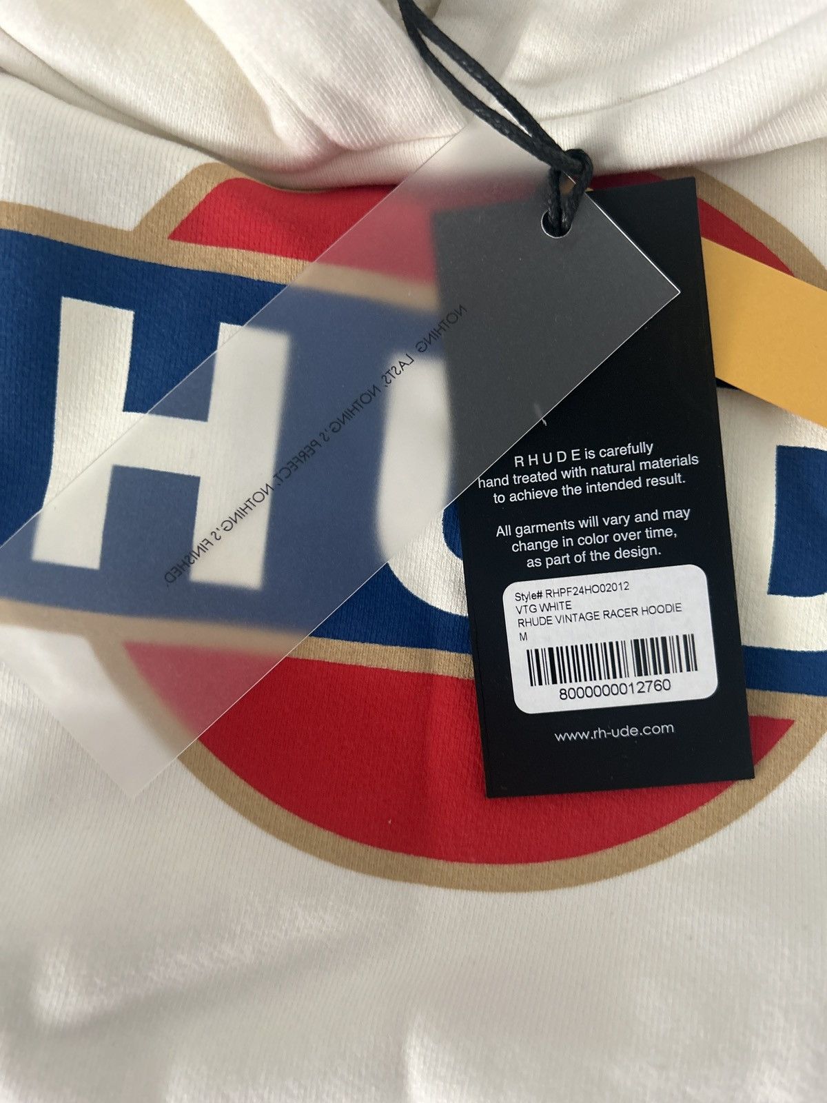 Rhude Vintage white Rhude Hoodie Size US M / EU 48-50 / 2 - 4 Thumbnail