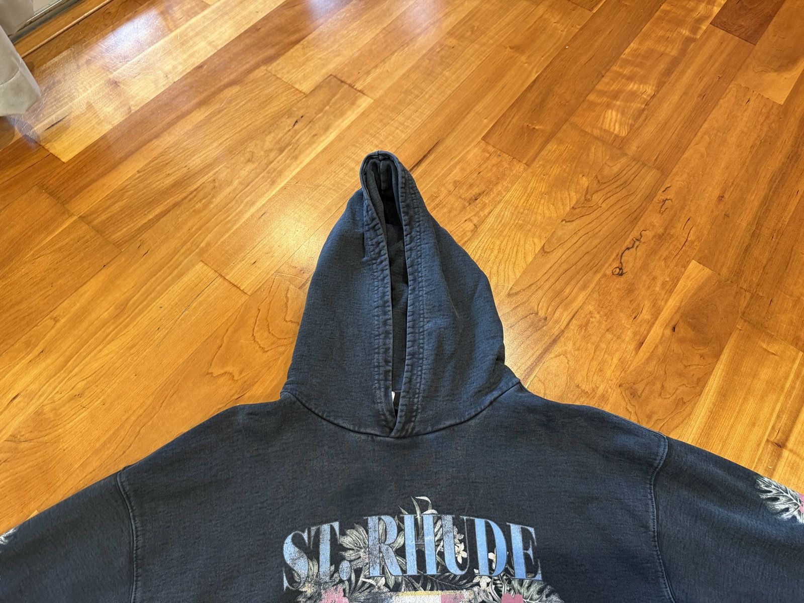 Rhude Rhude Medium Hooded Sweatshirt Black Size US L / EU 52-54 / 3 - 4 Thumbnail