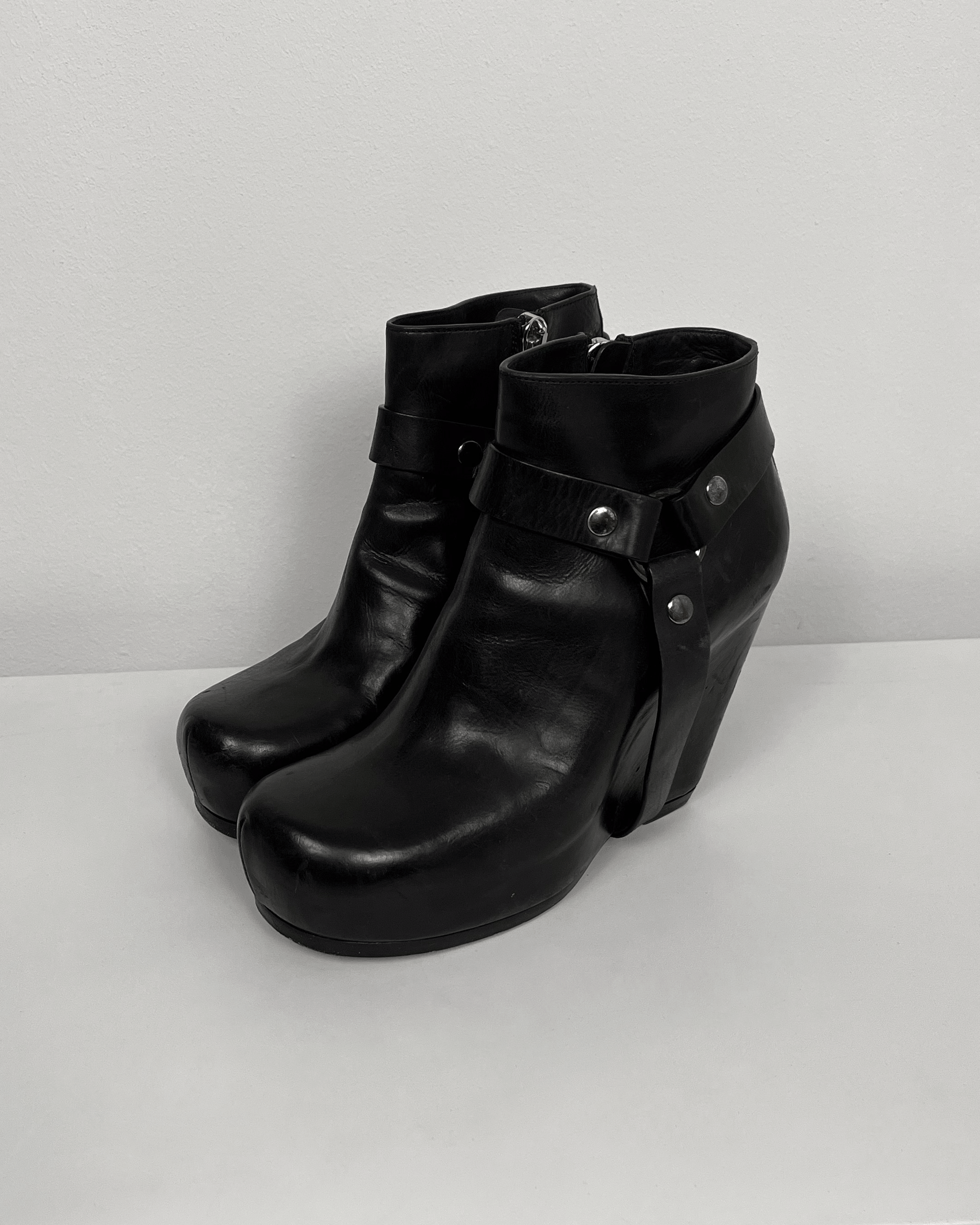 Rick Owens Rick Owens Harness Wedge Platform Boots Size US 5 / EU 37 - 6 Thumbnail