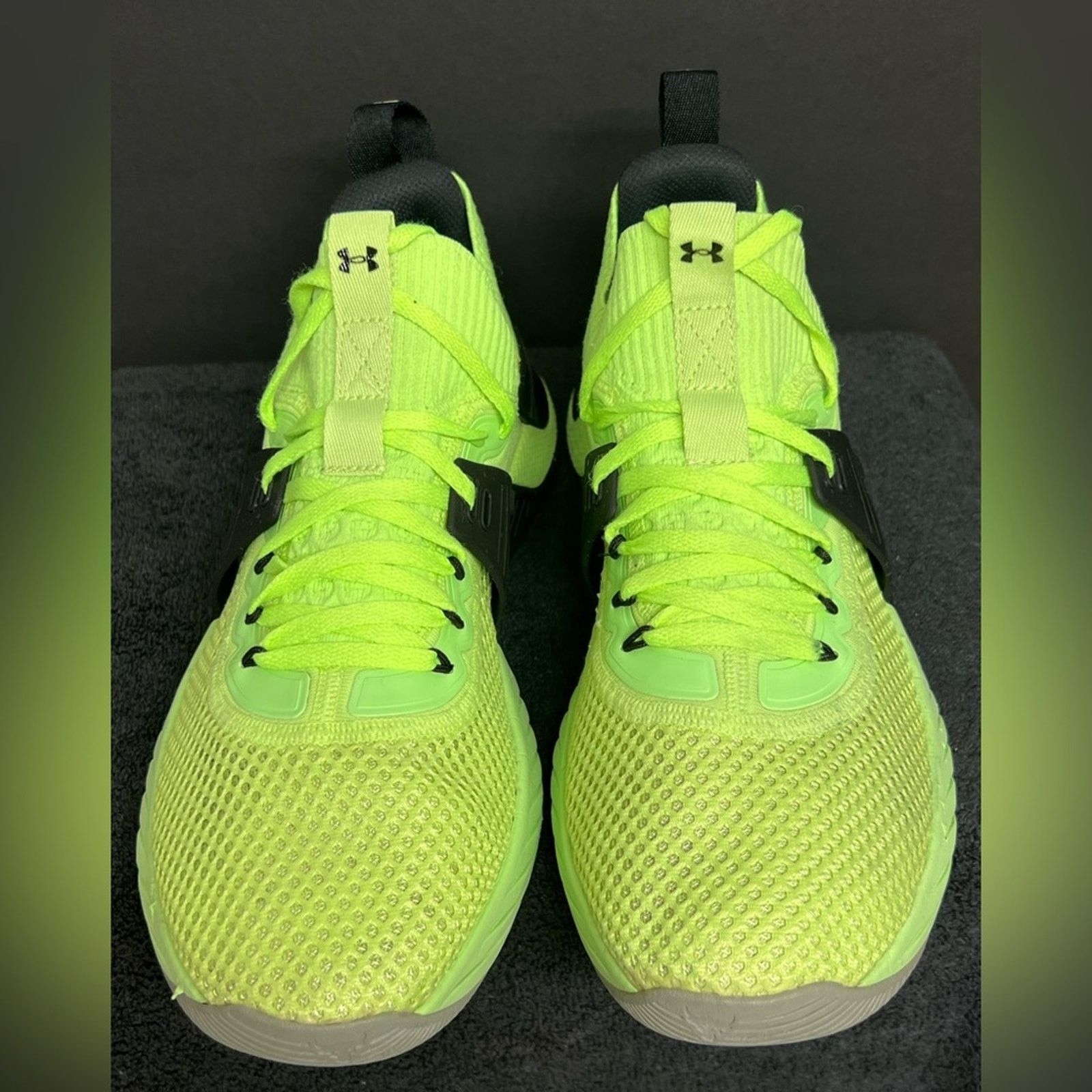 Under Armour Under Armour Project Rock 4 'Quirky Lime' Green/Black Men Size US 11.5 / EU 44-45 - 5 Thumbnail