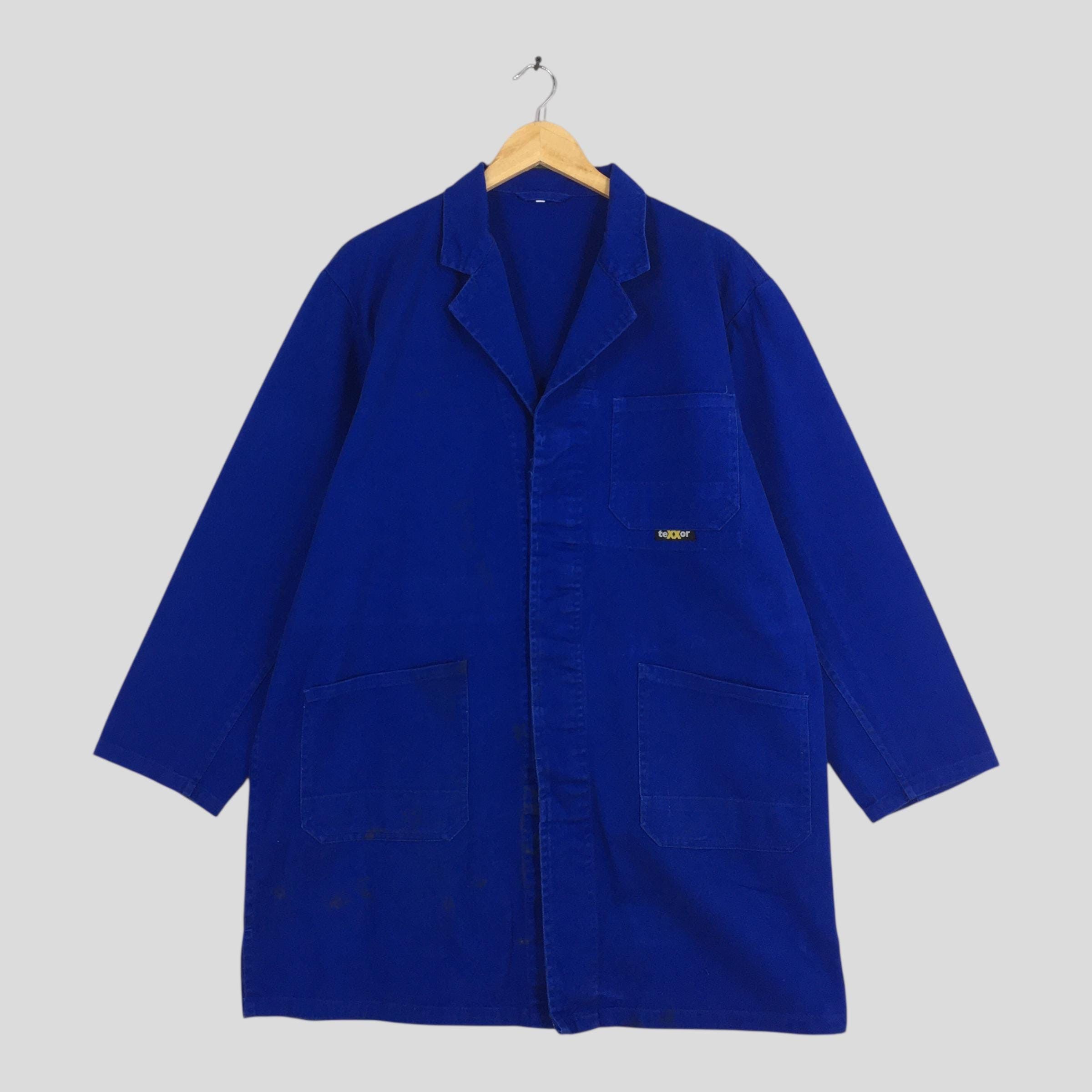 Le Laboureur 80s Cotton Frenchwork Sanforized Indigo Blue Jacket Large Size US L / EU 52-54 / 3 - 1 Thumbnail