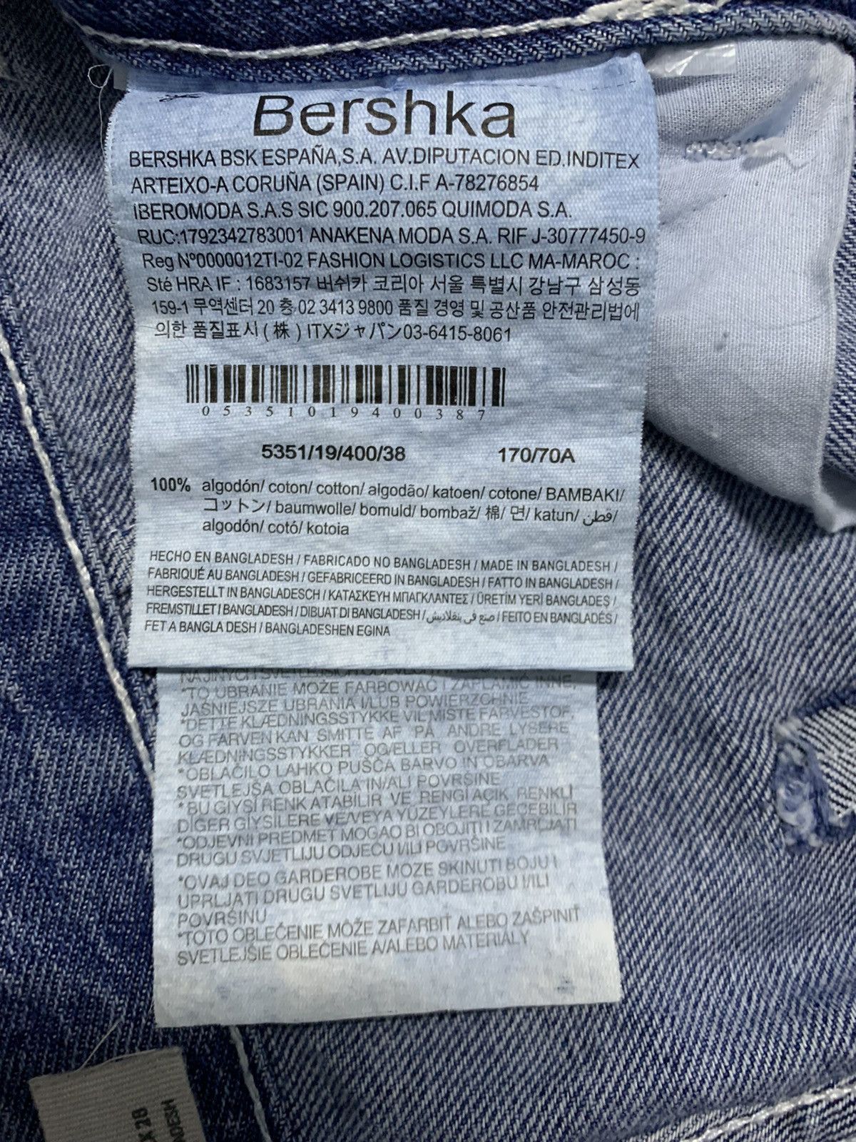 Bershka Vintage Bershka High Waist Baggy Wide Leg Cargo Jeans Size US 30 / EU 46 - 17 Thumbnail
