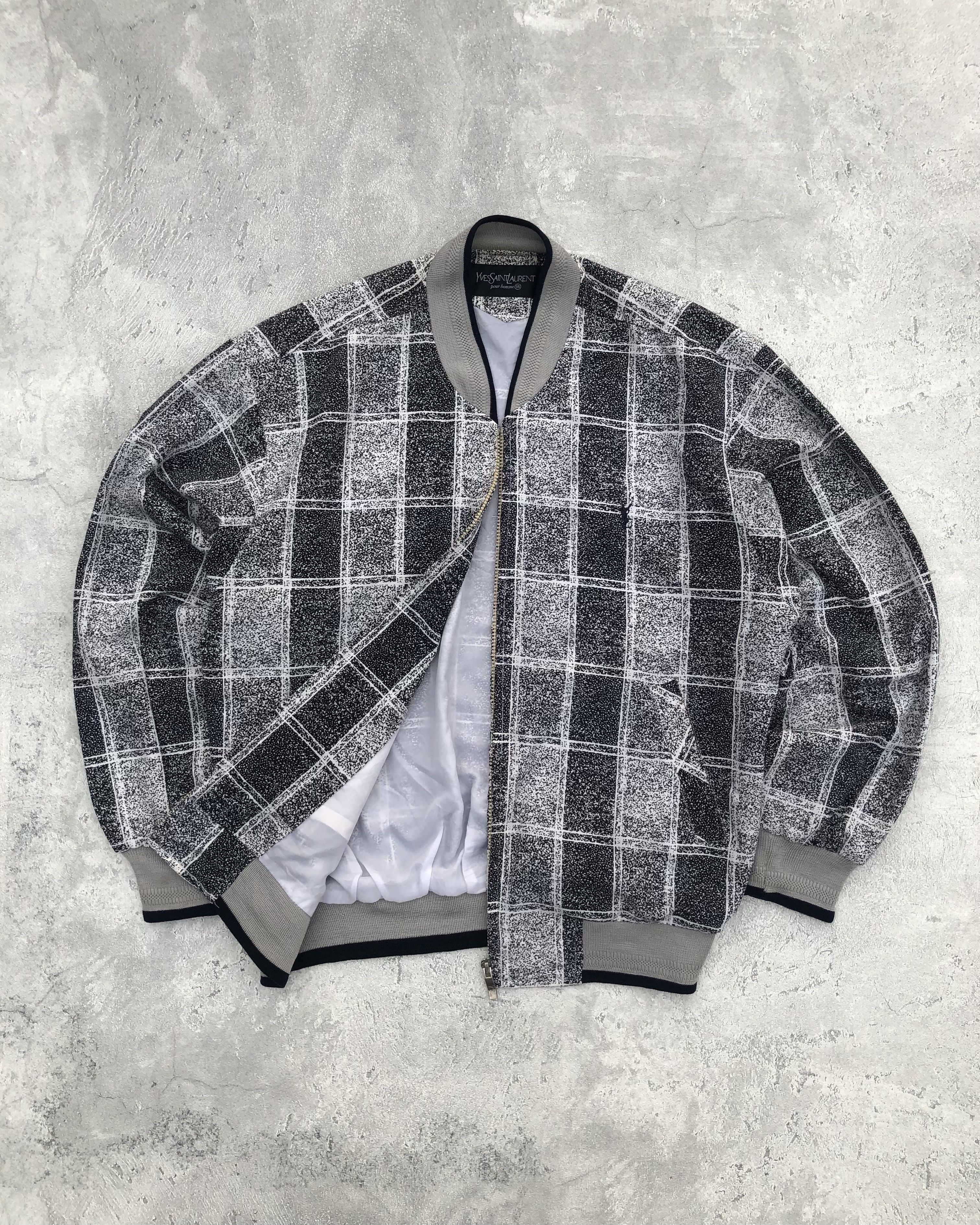Yves Saint Laurent 💥Plaid💥Vintage Yves Saint Laurent Work Jacket Size US L / EU 52-54 / 3 - 7 Thumbnail