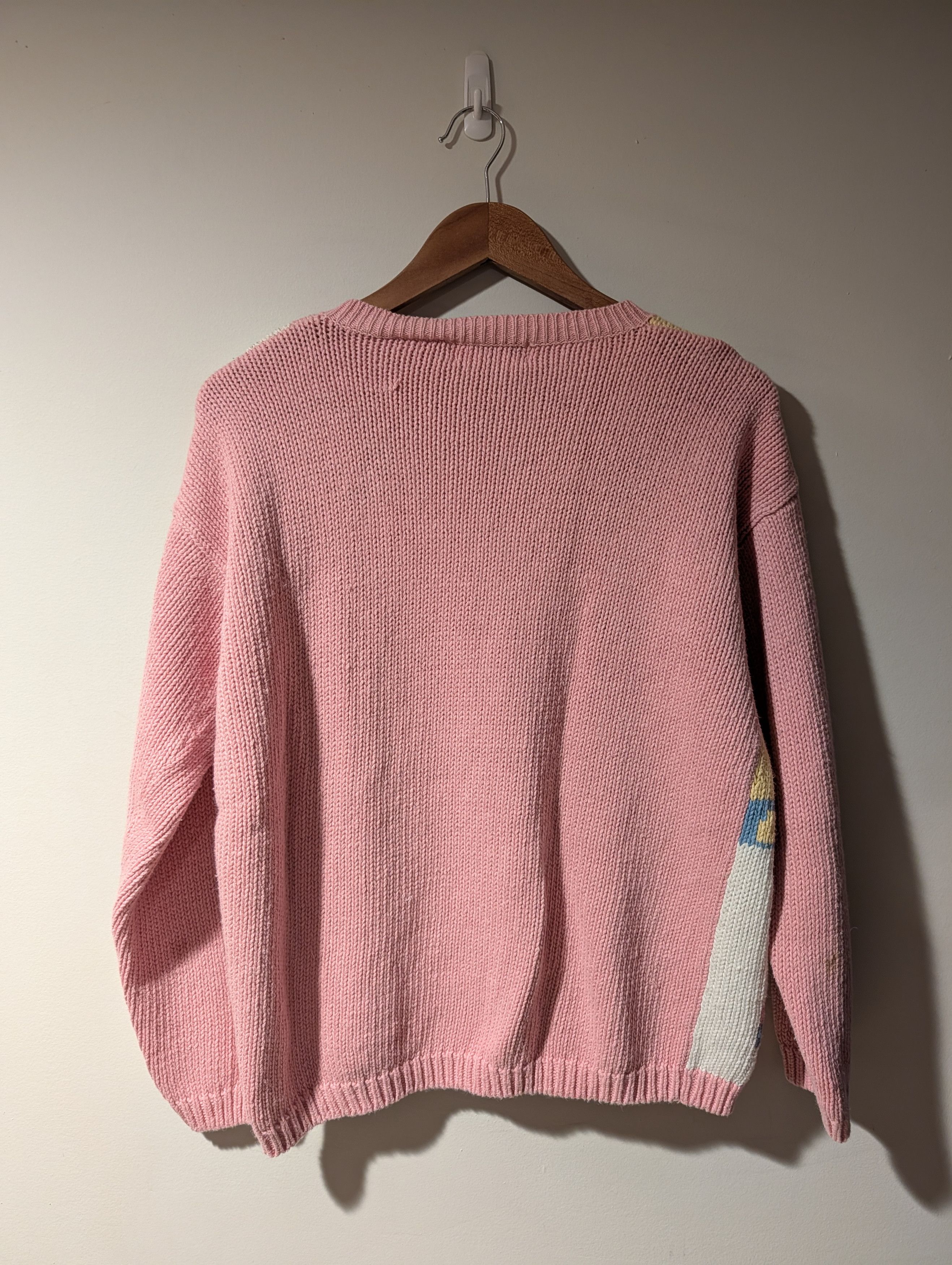 Vintage Vintage 90s Alexandra Barlett Hand Crafted Ramie Cardigan Size L / US 10 / IT 46 - 5 Thumbnail